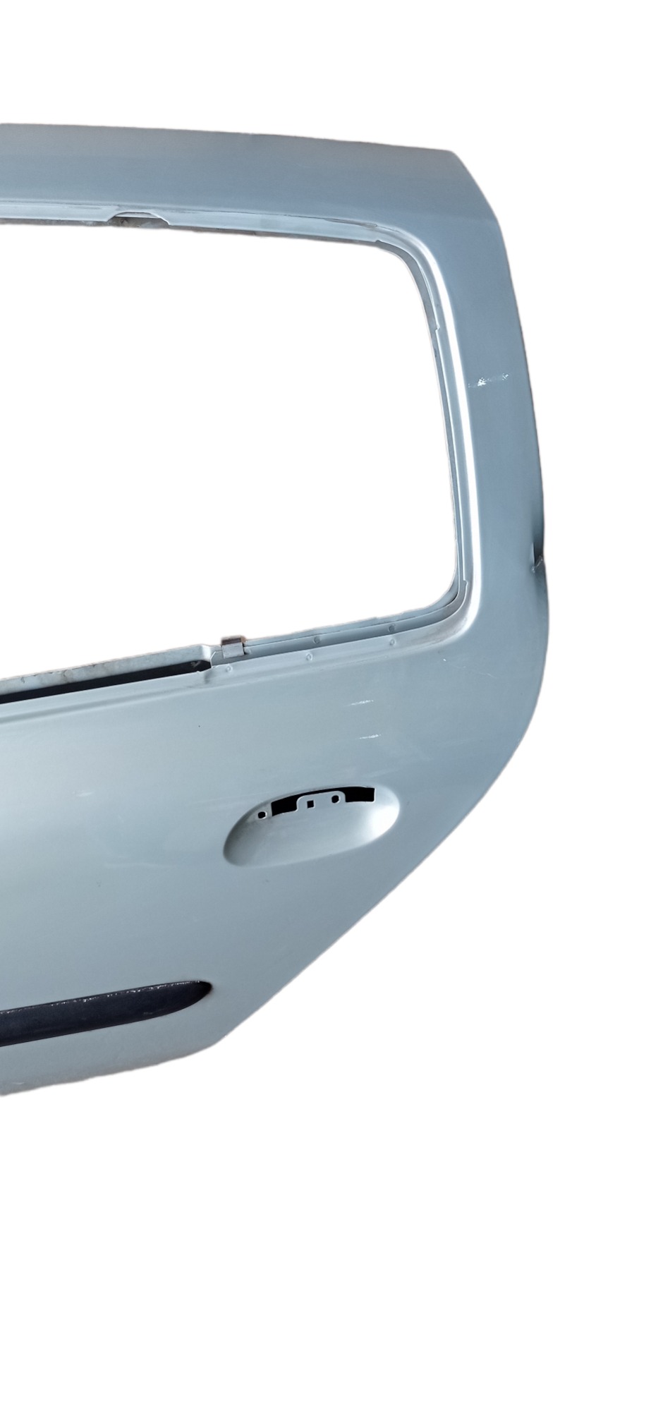 Porta Traseira Esquerda Renault Clio 2009 Para Recuperar Traseira Esquerda Prata 3
