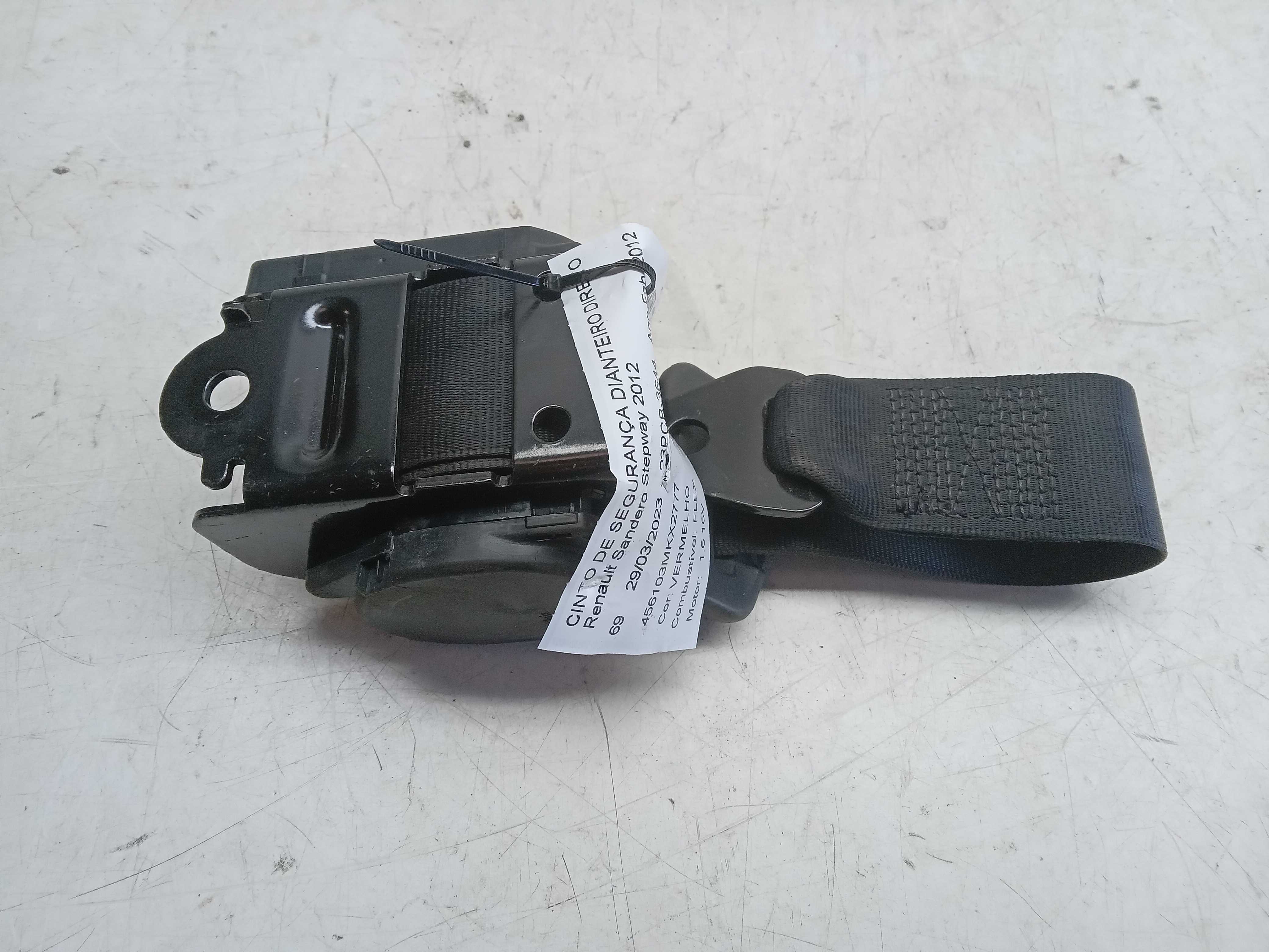 CINTO DE SEGURANÇA DIANTEIRO DIREITO Renault Sandero 2012 2