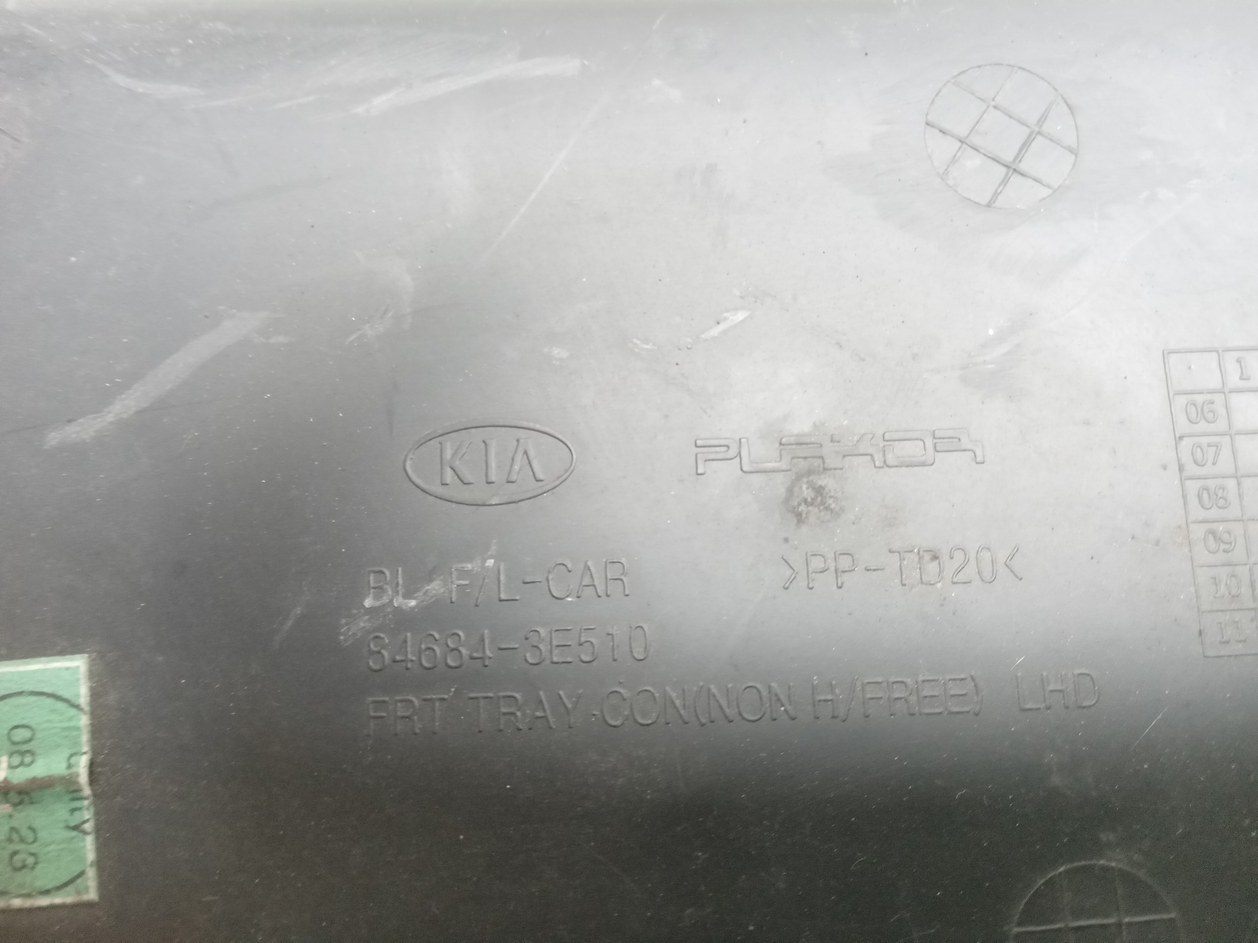 PORTA OBJETOS CENTRAL Kia Sorento 2009 3