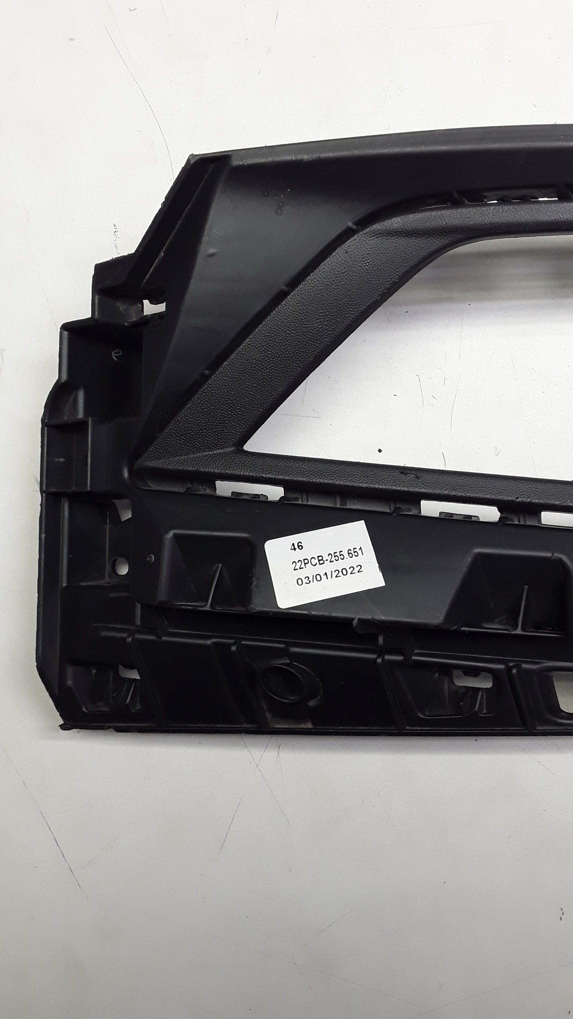 Grade Lateral Esquerda Farol De Milha Vw Polo Virtus 17 20 Preto Esquerdo 4