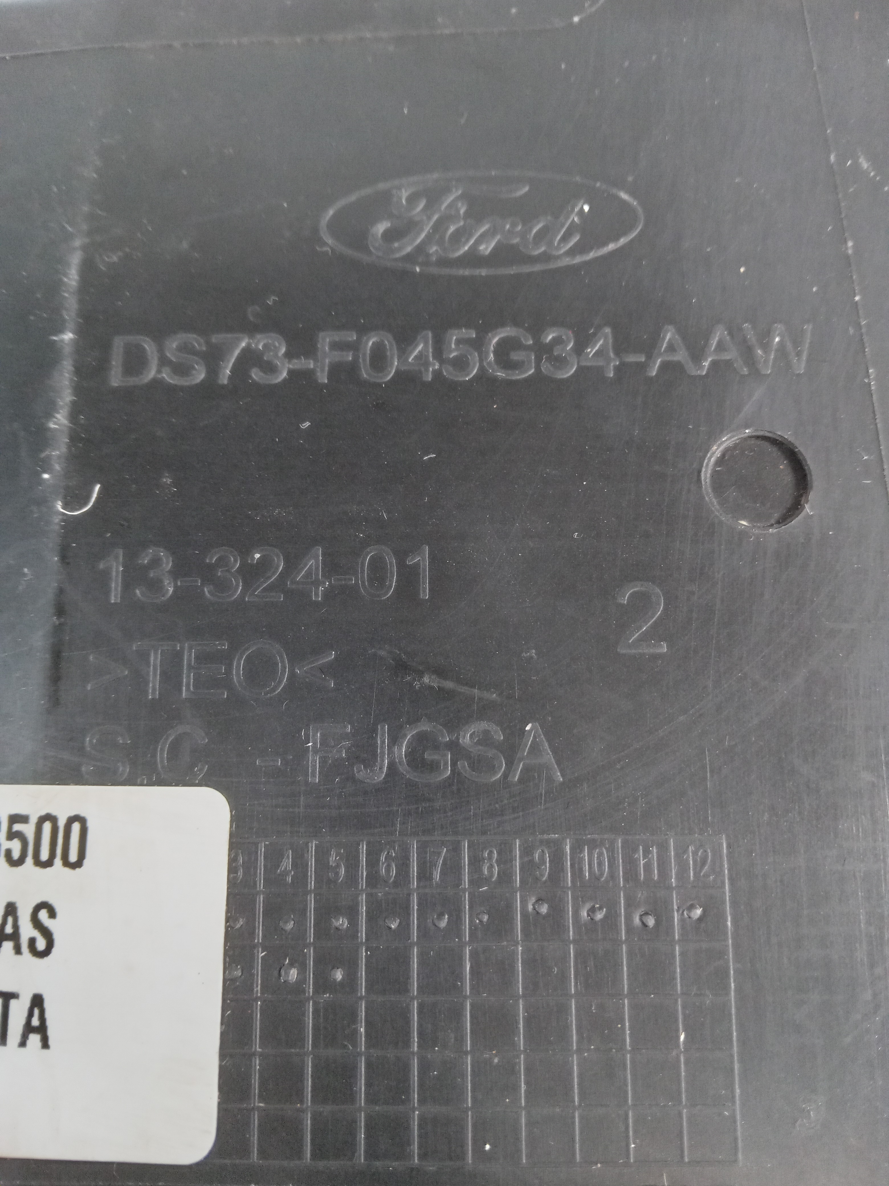Borracha Acabamento Console Ford Fusion  2013-2018 3