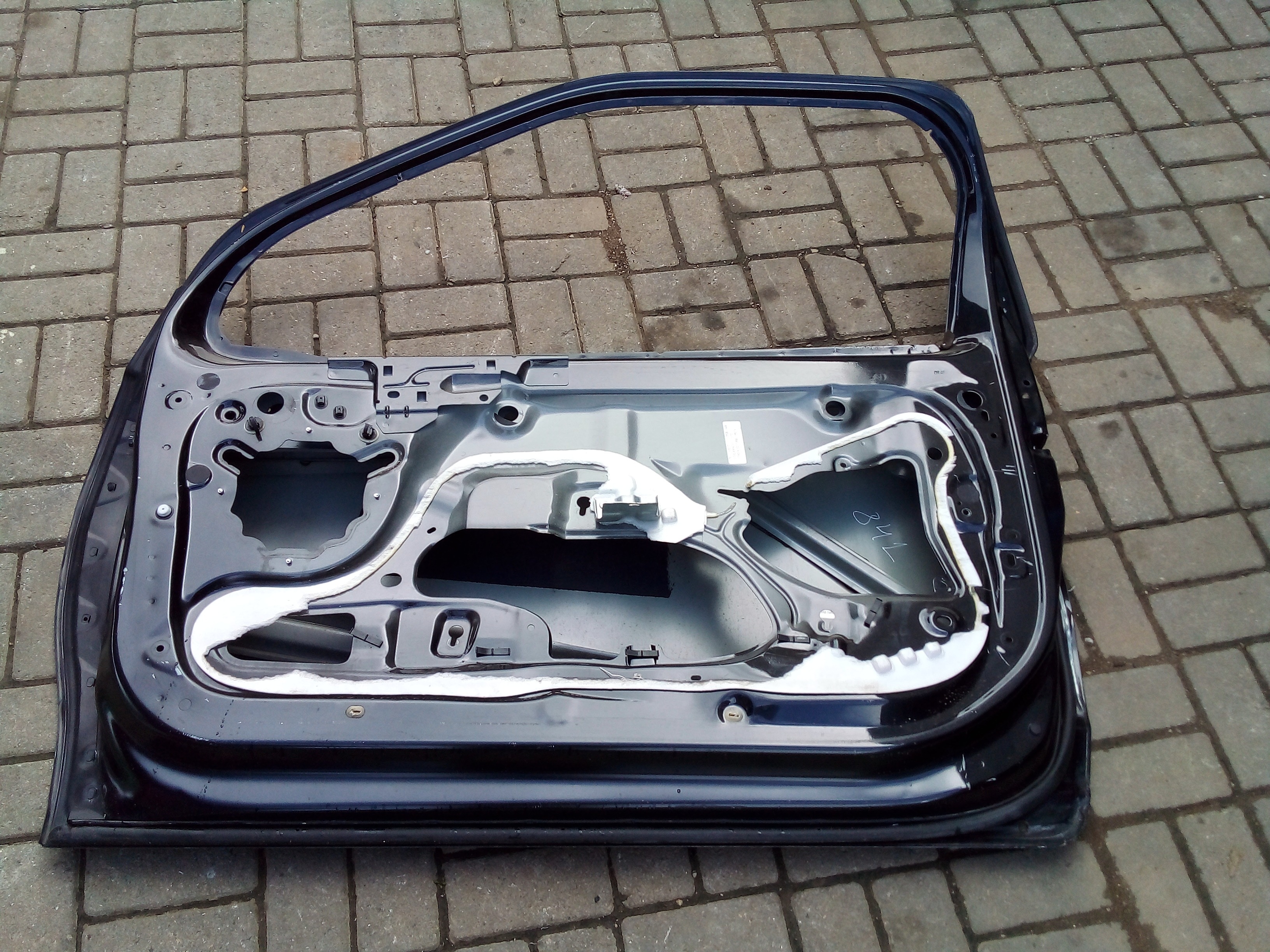 Porta Dianteira Direita Citroen Ds3 2012 Para Recuperar Dianteira Direita Preto 4