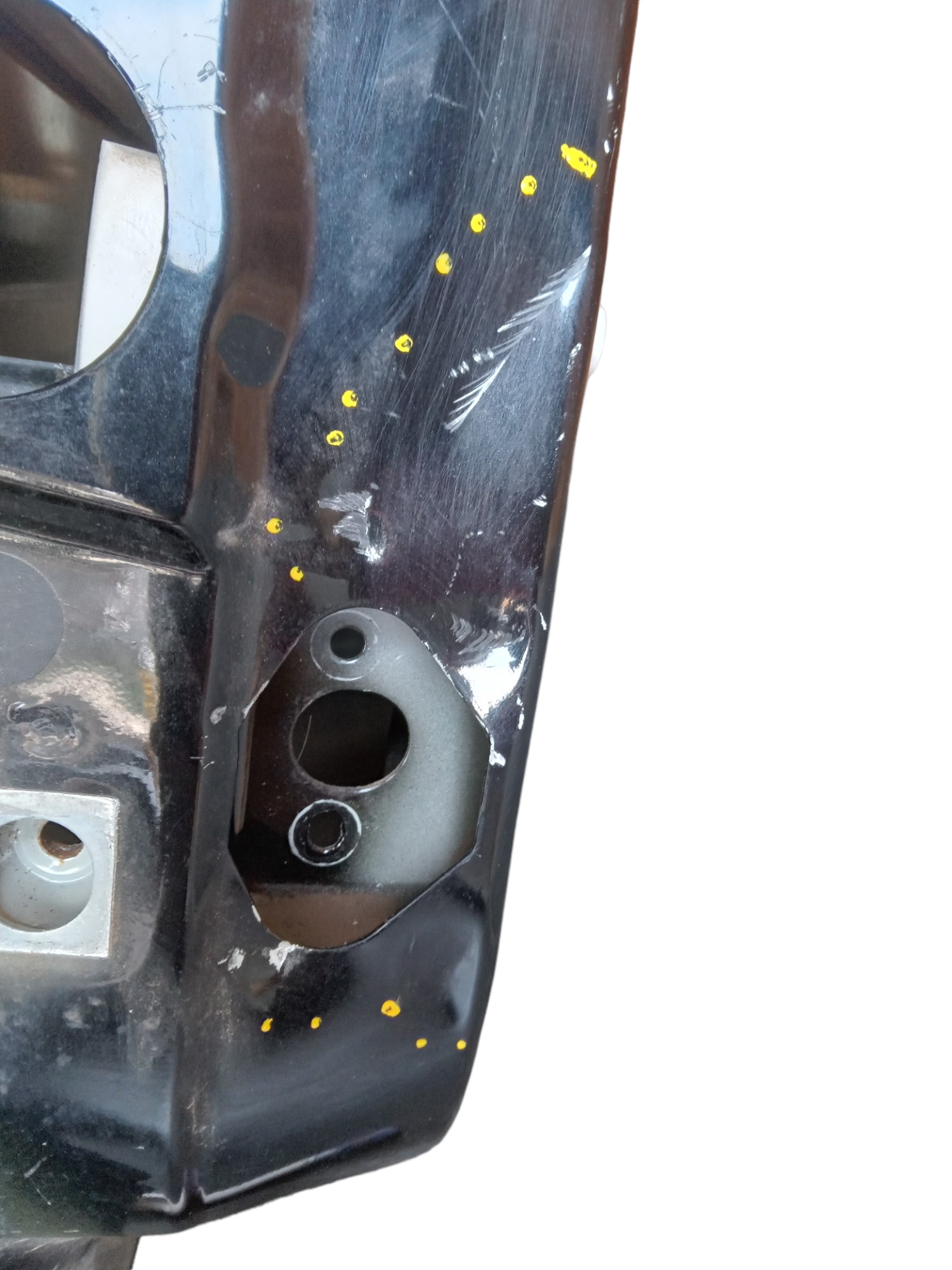 Porta Traseira Direita Peugeot 207 2010 Para Recuperar Traseira Direito Preto 9
