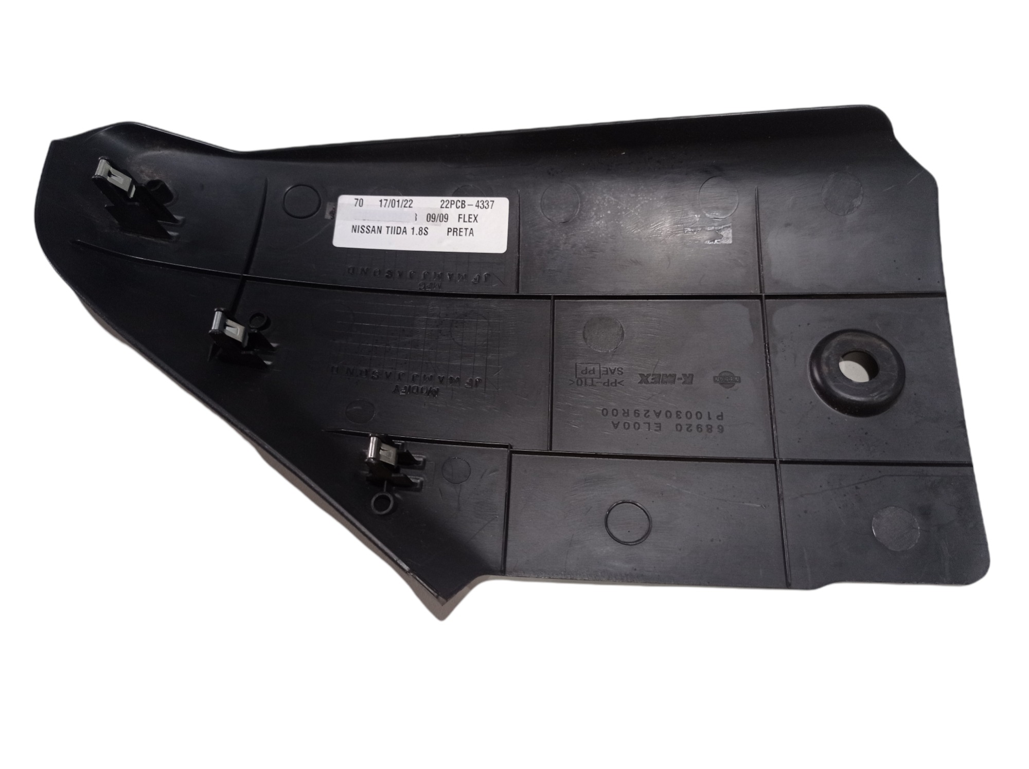 Acabamento Console Direito Nissan Tiida 2009 Original 4