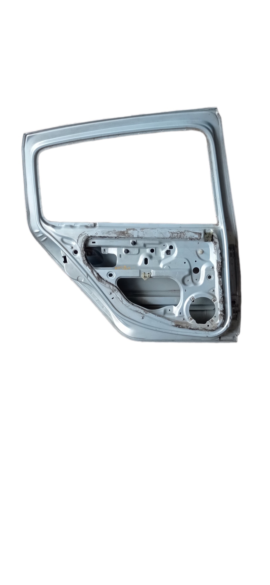 Porta Traseira Esquerda Renault Clio 2009 Para Recuperar Traseira Esquerda Prata 7