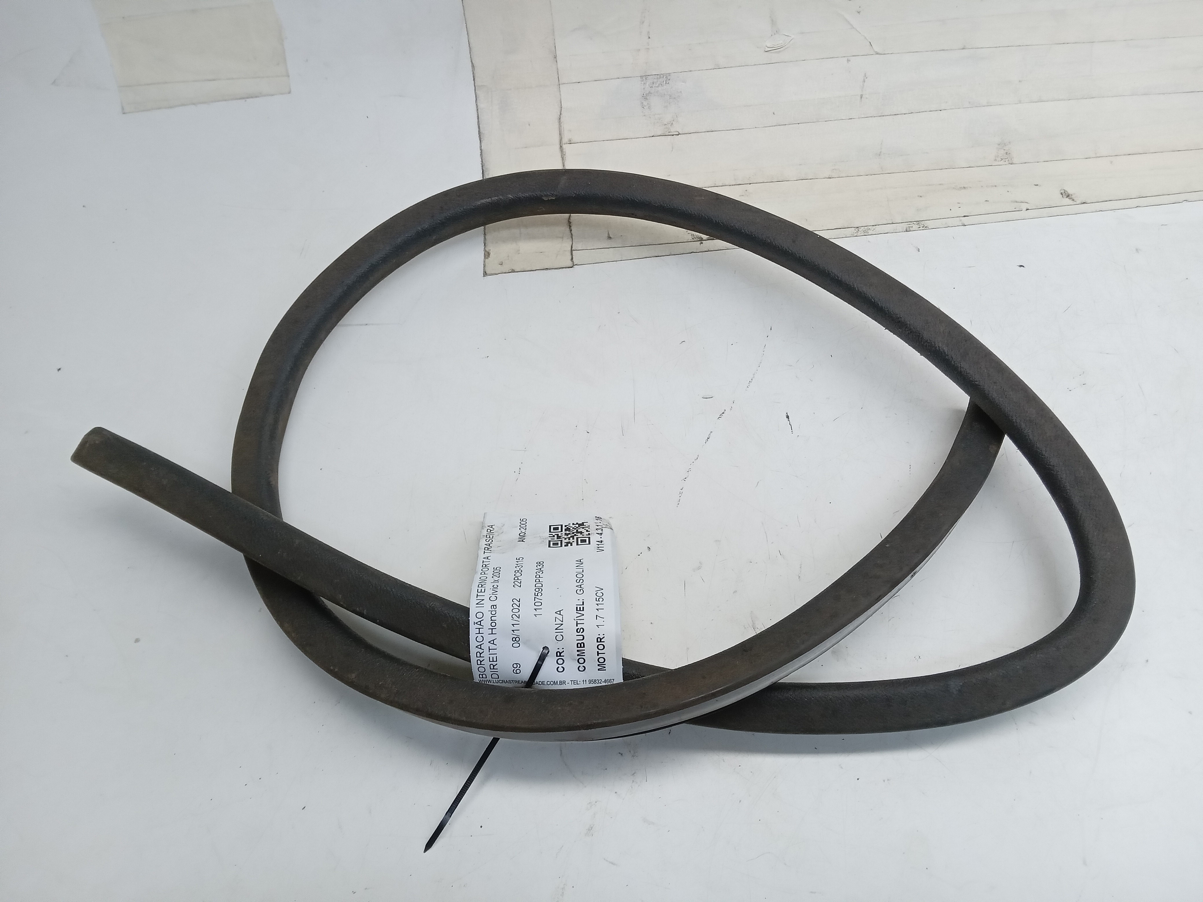BORRACHA INTERNA PORTA TRAS LD Honda Civic lx 2005 2