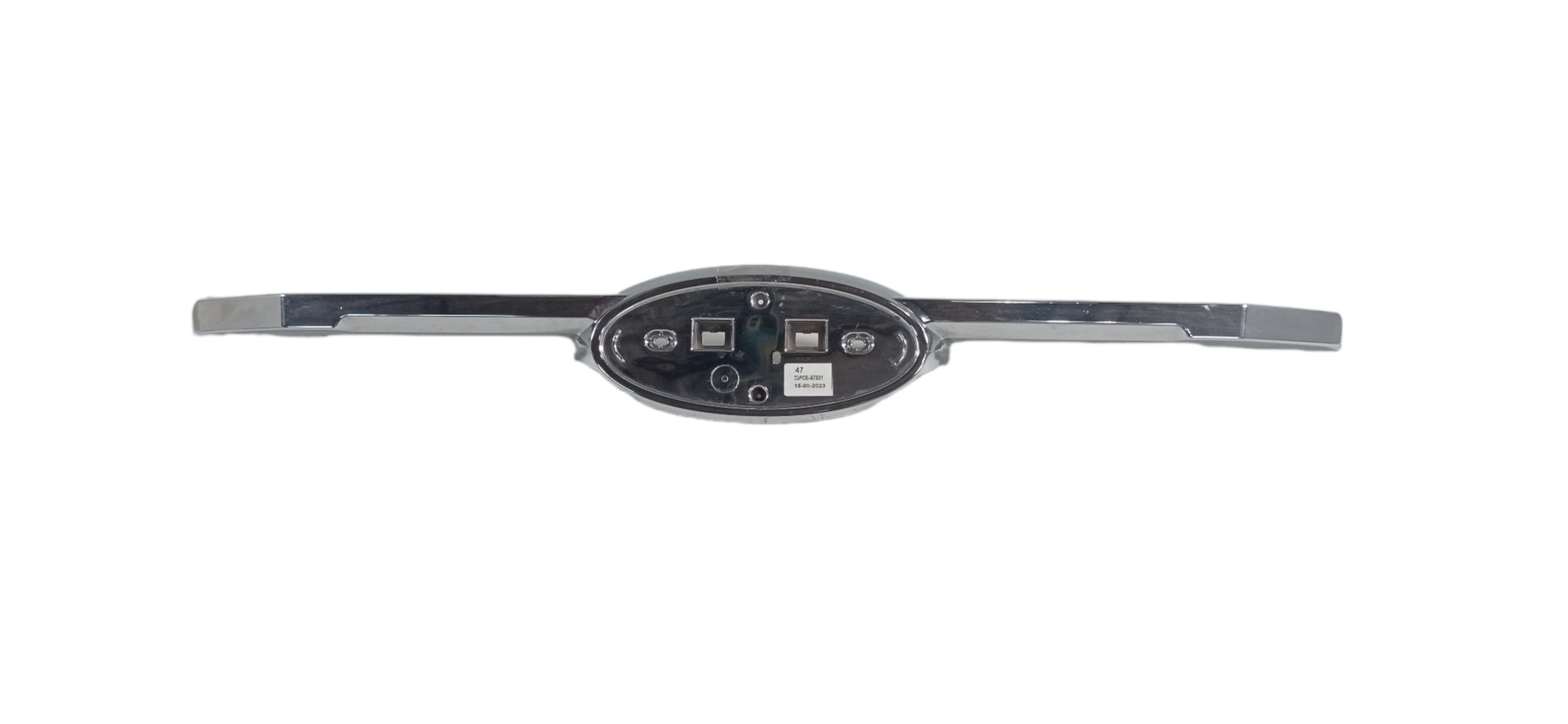 Friso Superior Cromado Grade Dianteira Ford Ranger 18 A 21 1