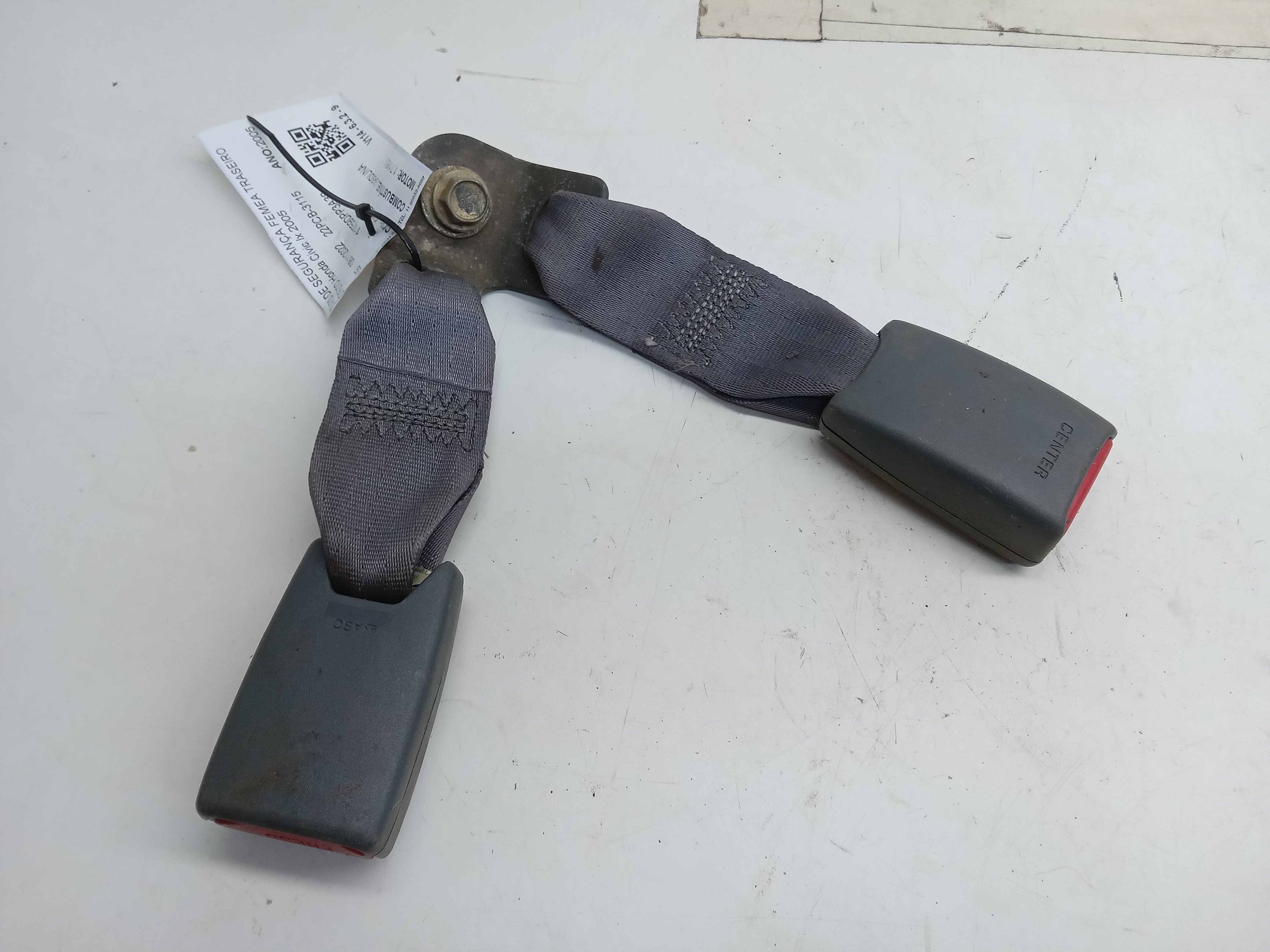 CINTO SEGURANÇA FEMEA TRAS Honda Civic lx 2005 1