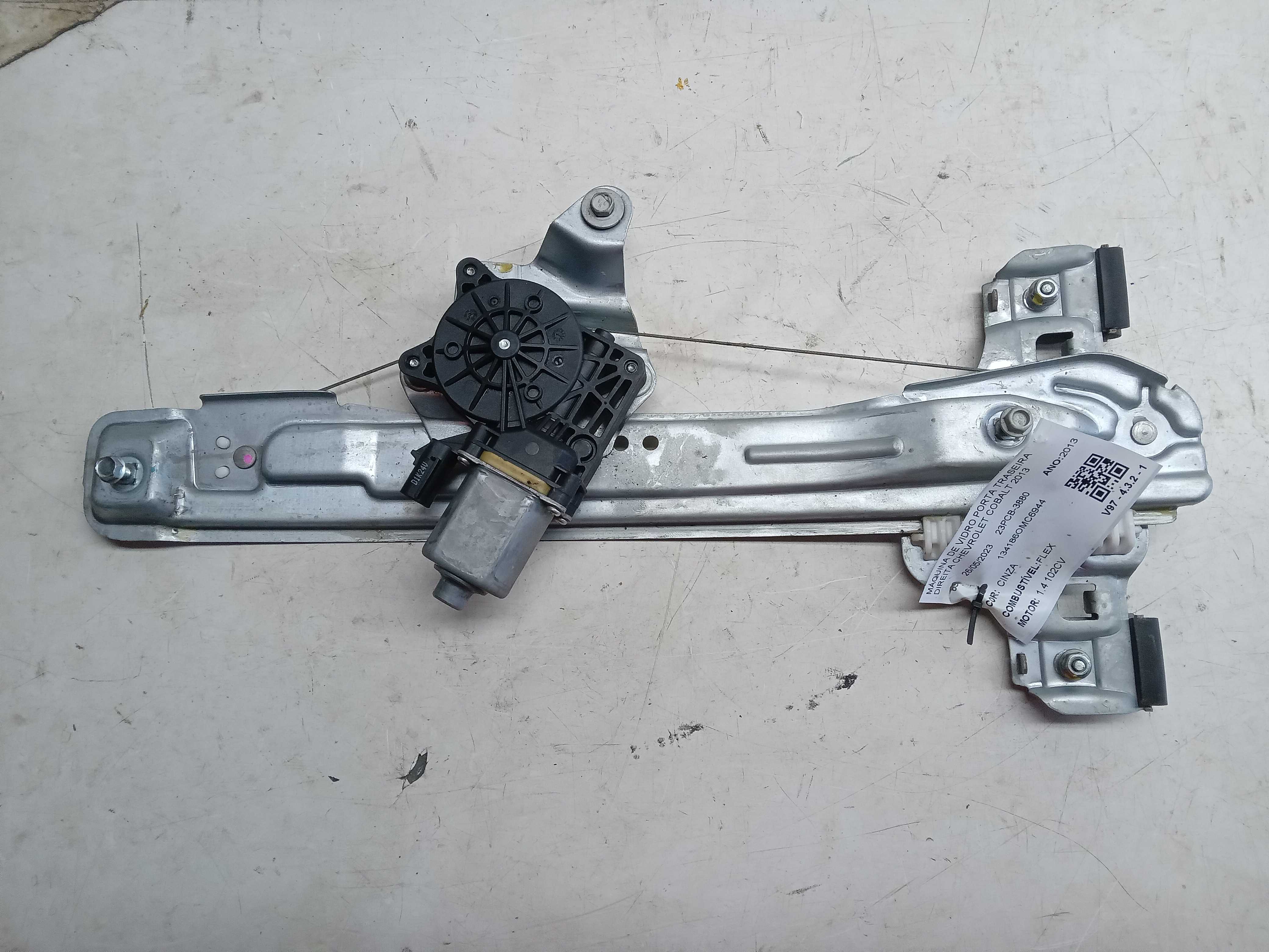 MÁQUINA DE VIDRO PORTA TRASEIRA LD CHEVROLET COBALT 201