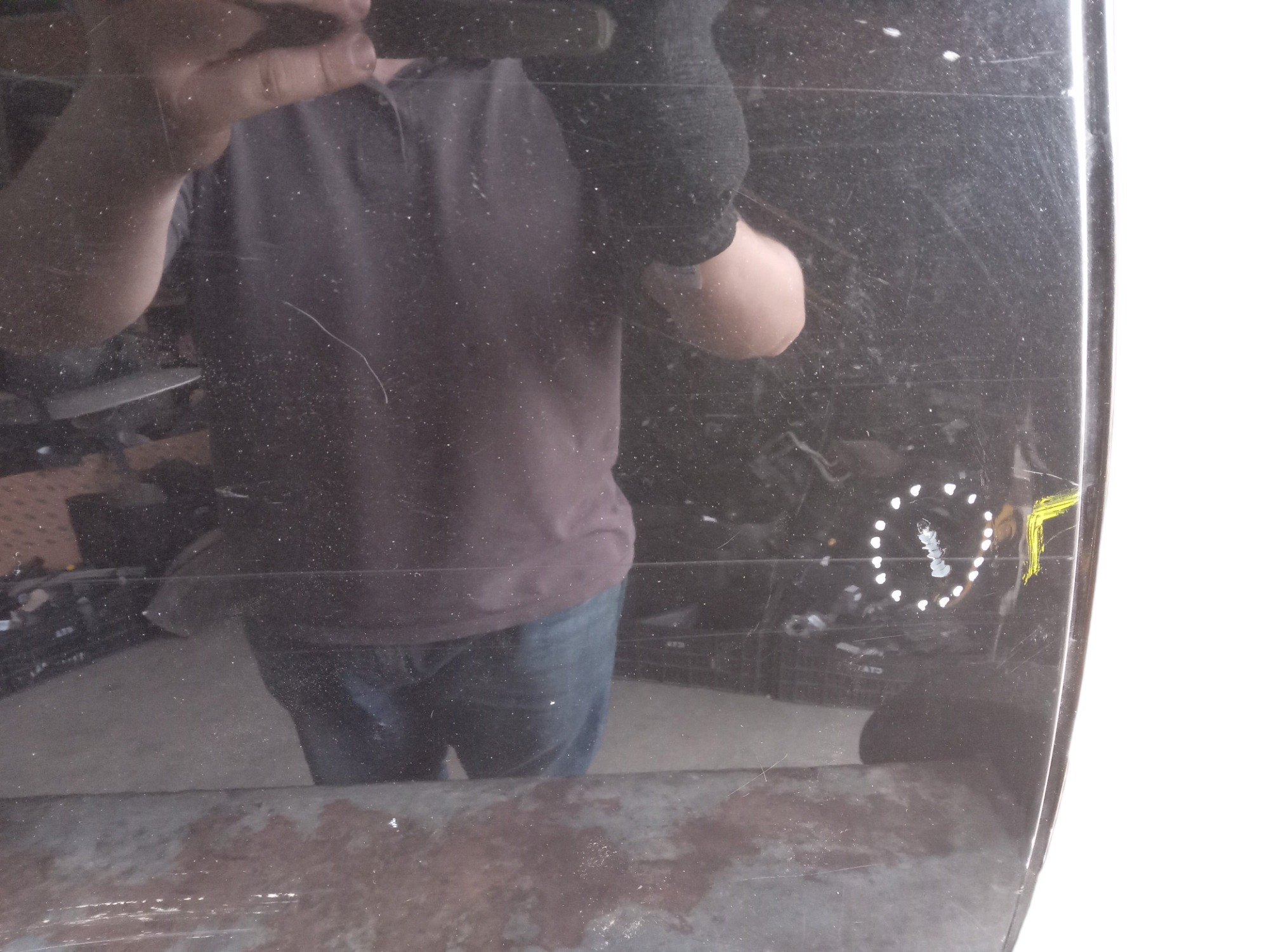 Porta Traseira Direita Volvo Xc60 2011 Para Recuperar Traseira Direito Preta 9