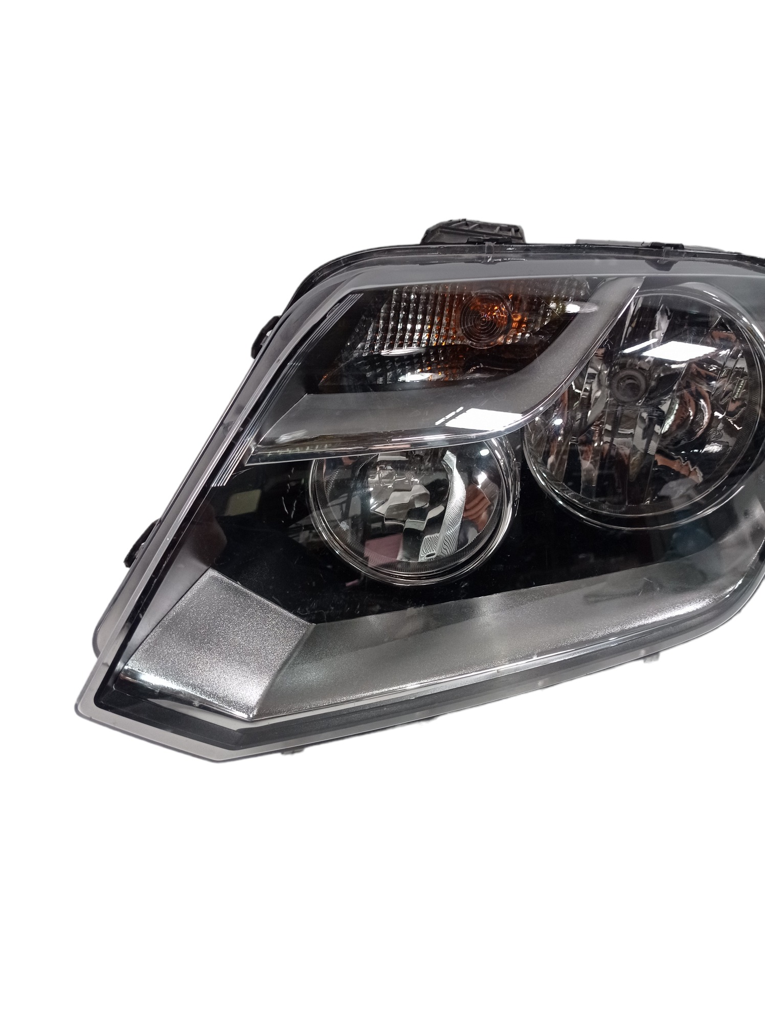 2h19410151 Farol Duplo Esquerdo Halogeno Vw Amarok 2013 2016 4