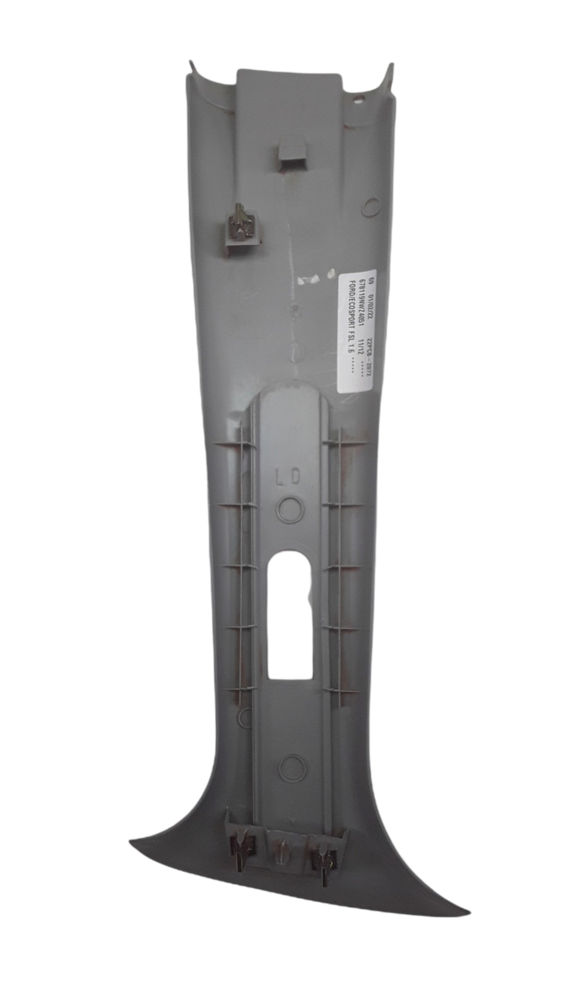 Moldura Superior Coluna Direita Cinza Ecosport 2011/12 2