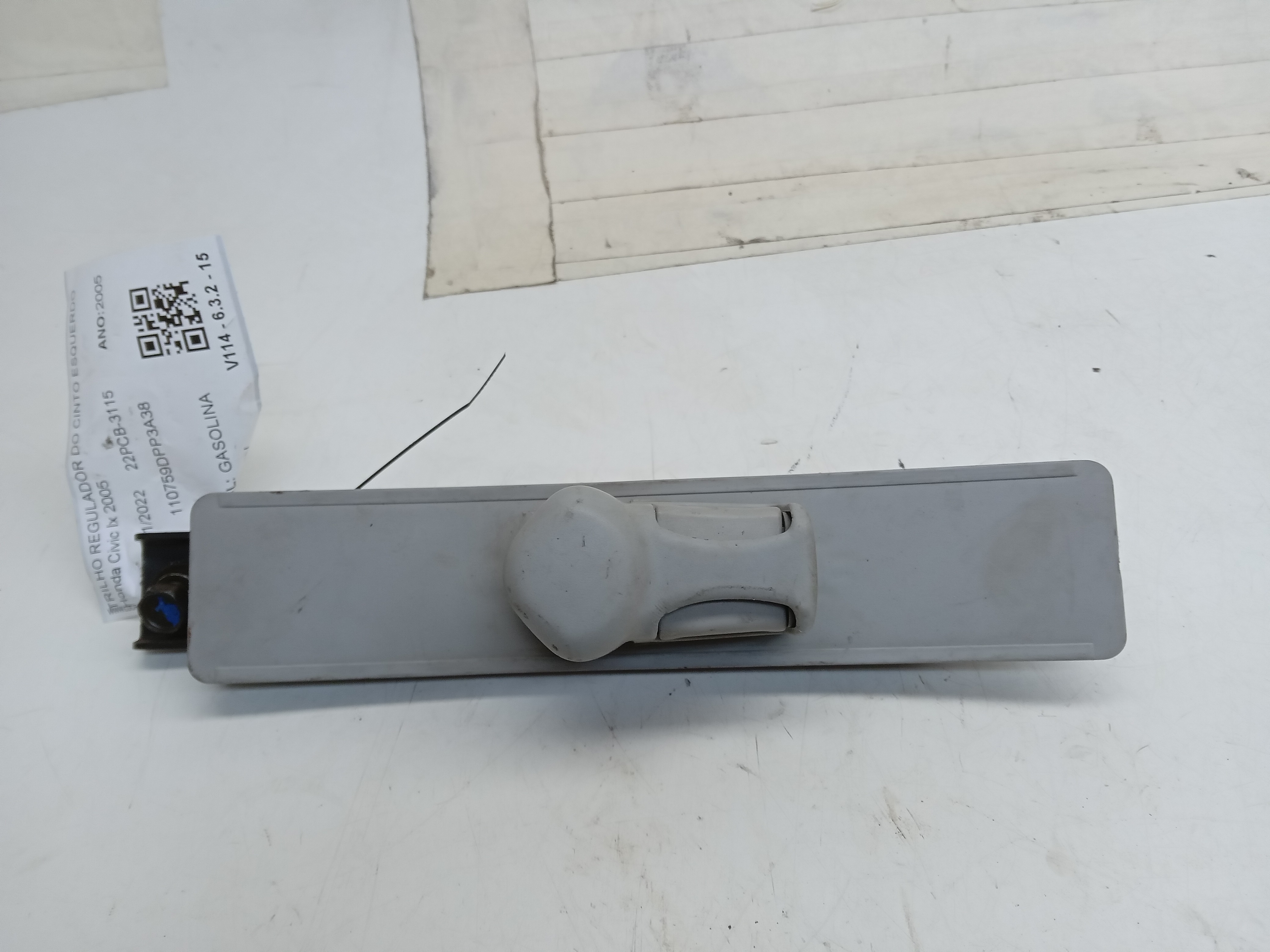TRILHO REGULADOR CINTO LE Honda Civic lx 2005 2