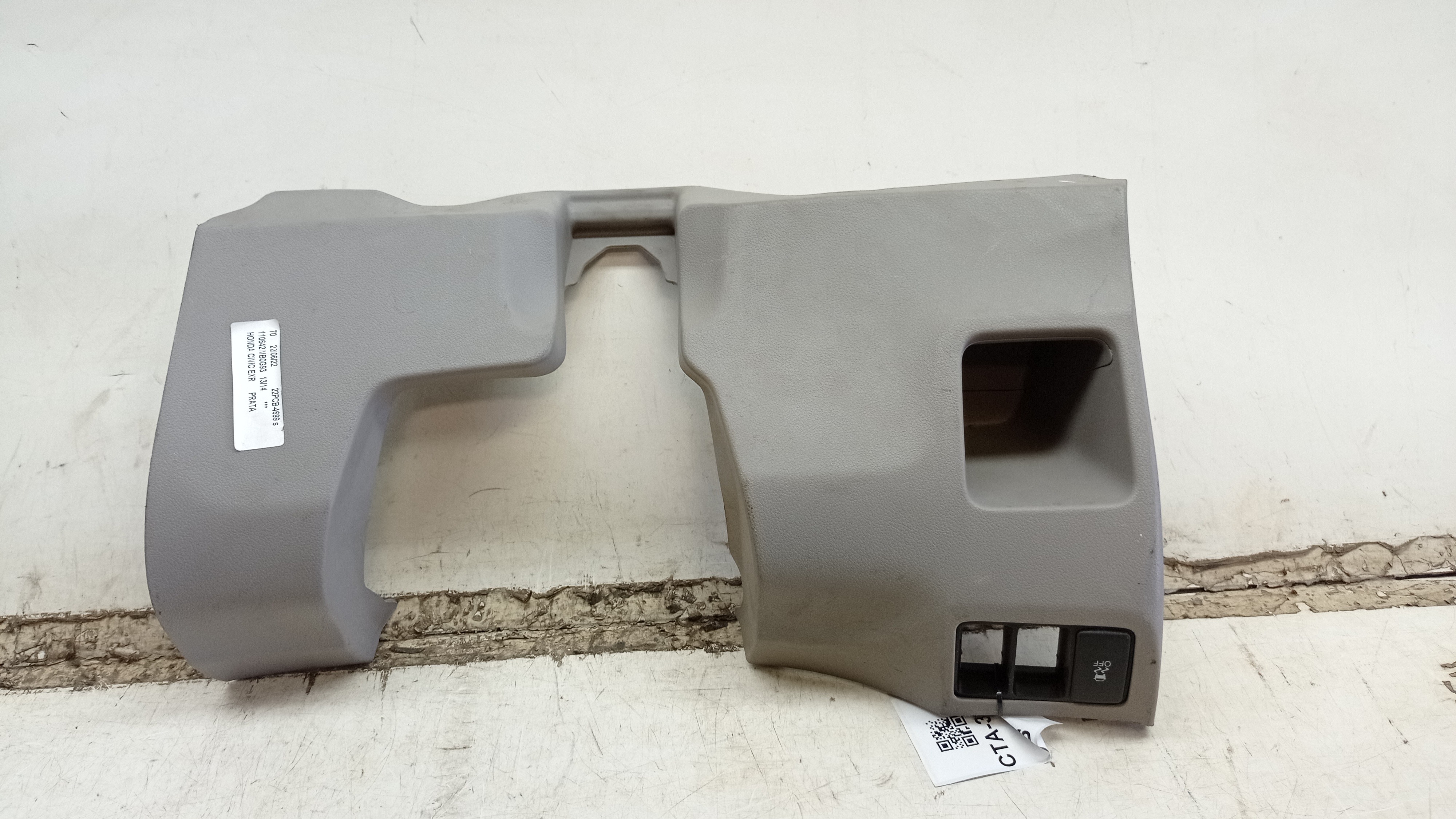77300 tr8  Acabamento Painel Inferior Honda Civic Lxr 2014 1