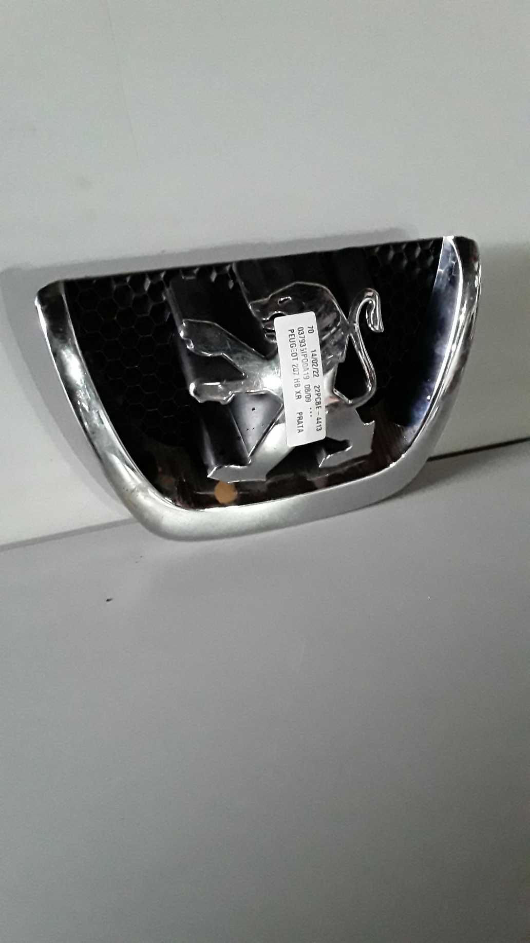 Emblema Capô Peugeot 207 2009 9687111777 1