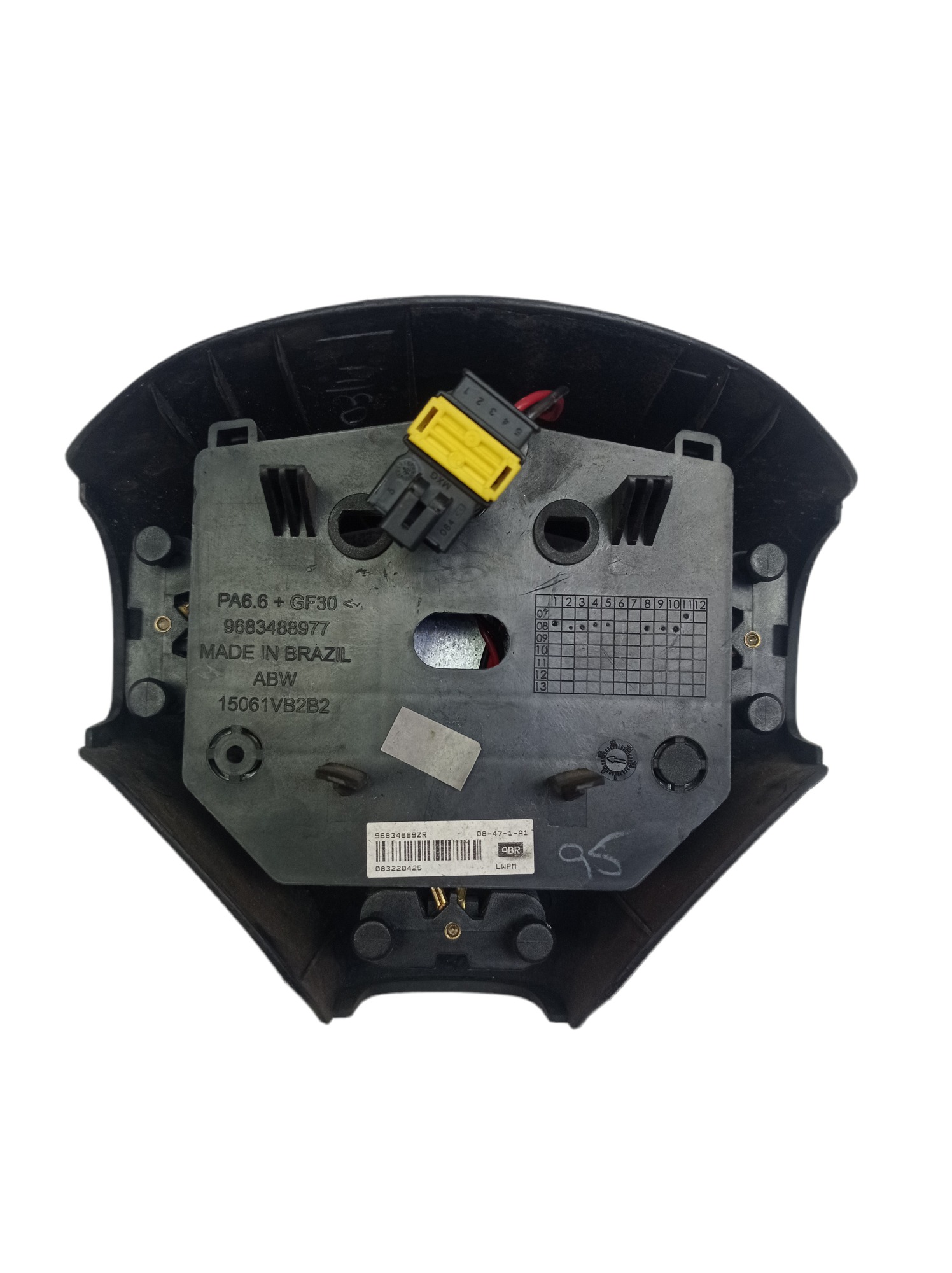 Tampa Volante Peugeot 207 2008/2009 96834889 6