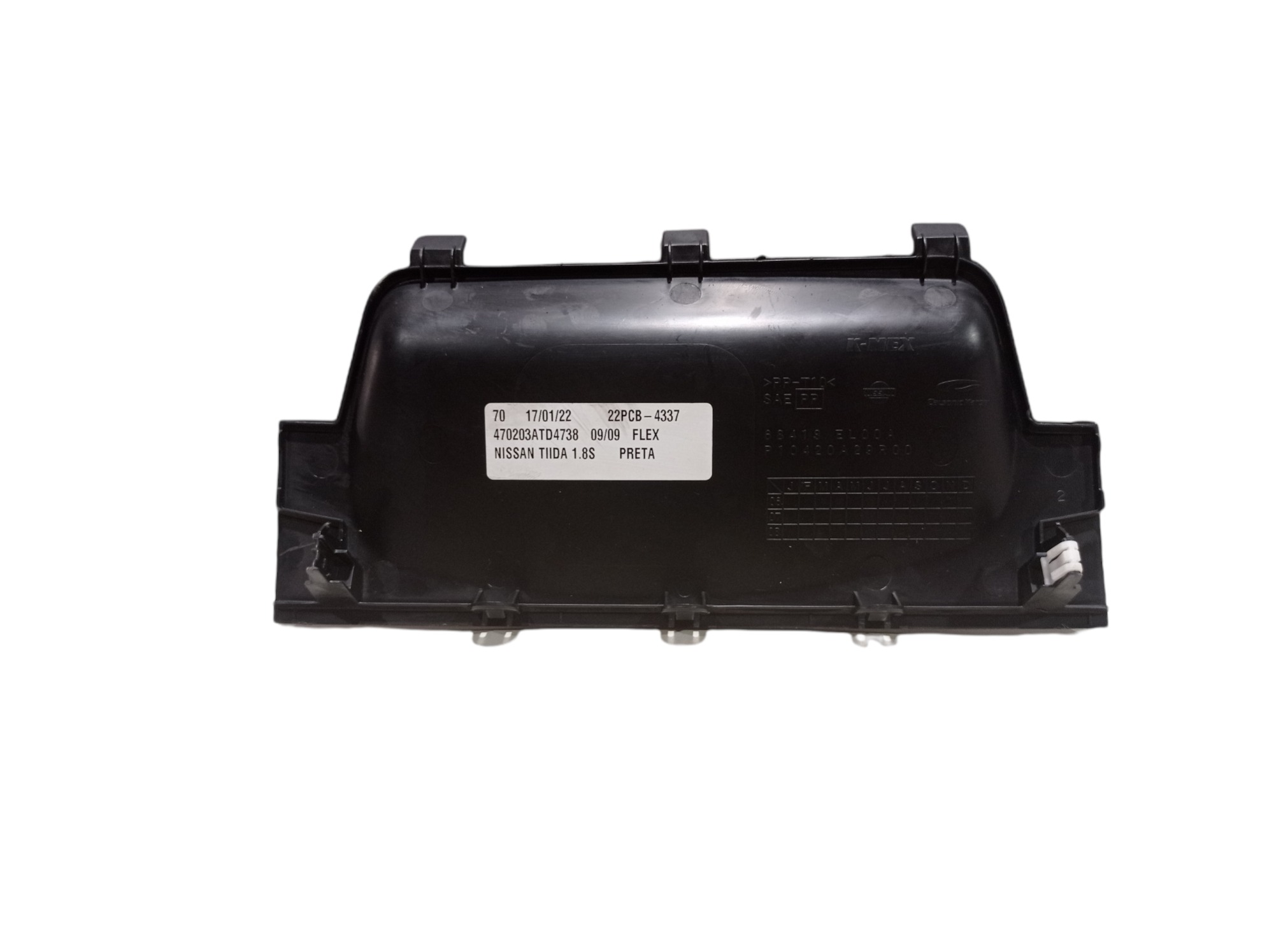 Moldura Acabamento Painel Inferior Nissan Tiida 3
