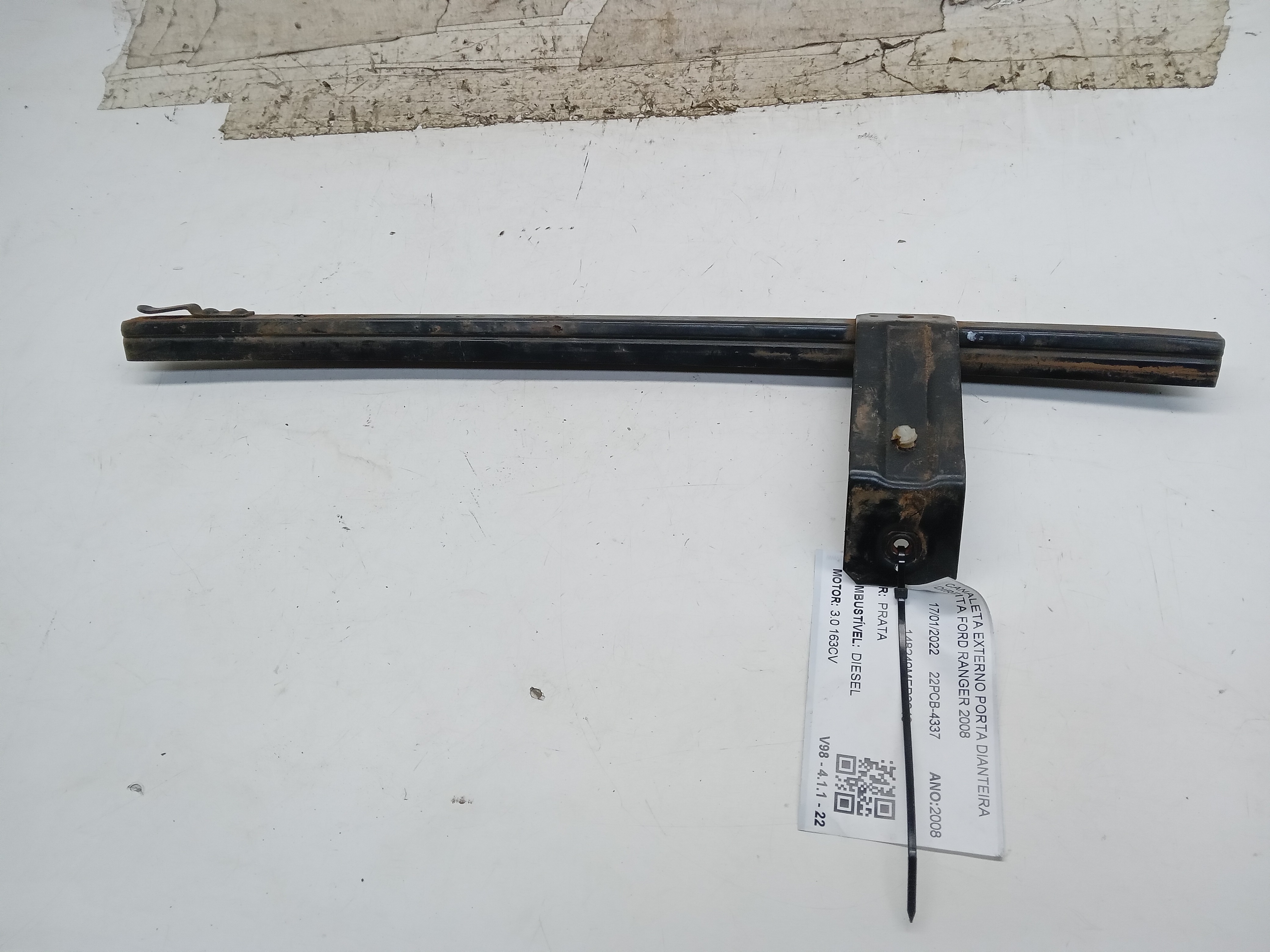 CANALETA EXTERNO PORTA DIANTEIRA DIREITA FORD RANGER 2008