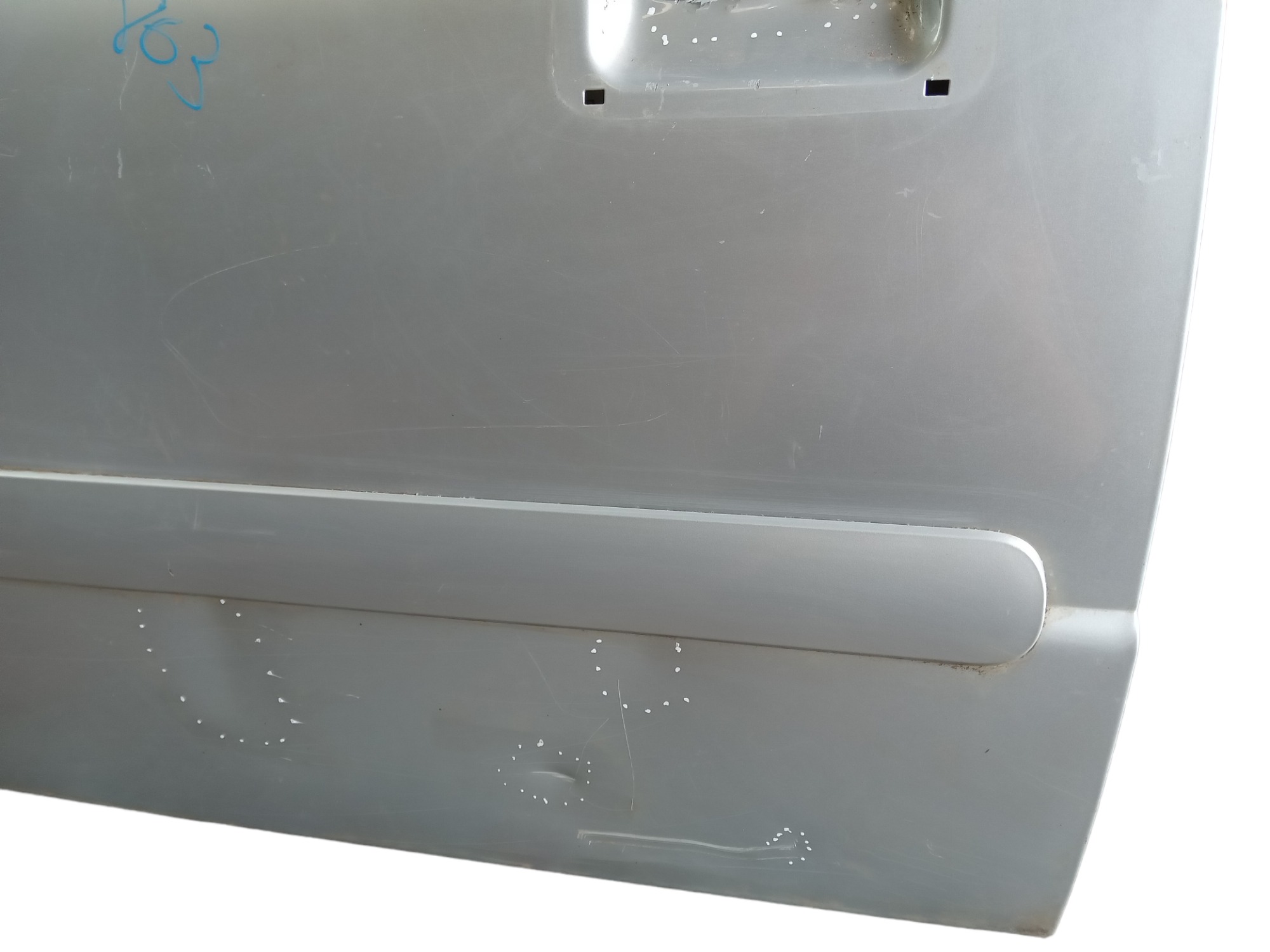 Porta Traseira Esquerda Ford Ranger 2009 Para Recuperar Traseira Esquerdo Prata 5