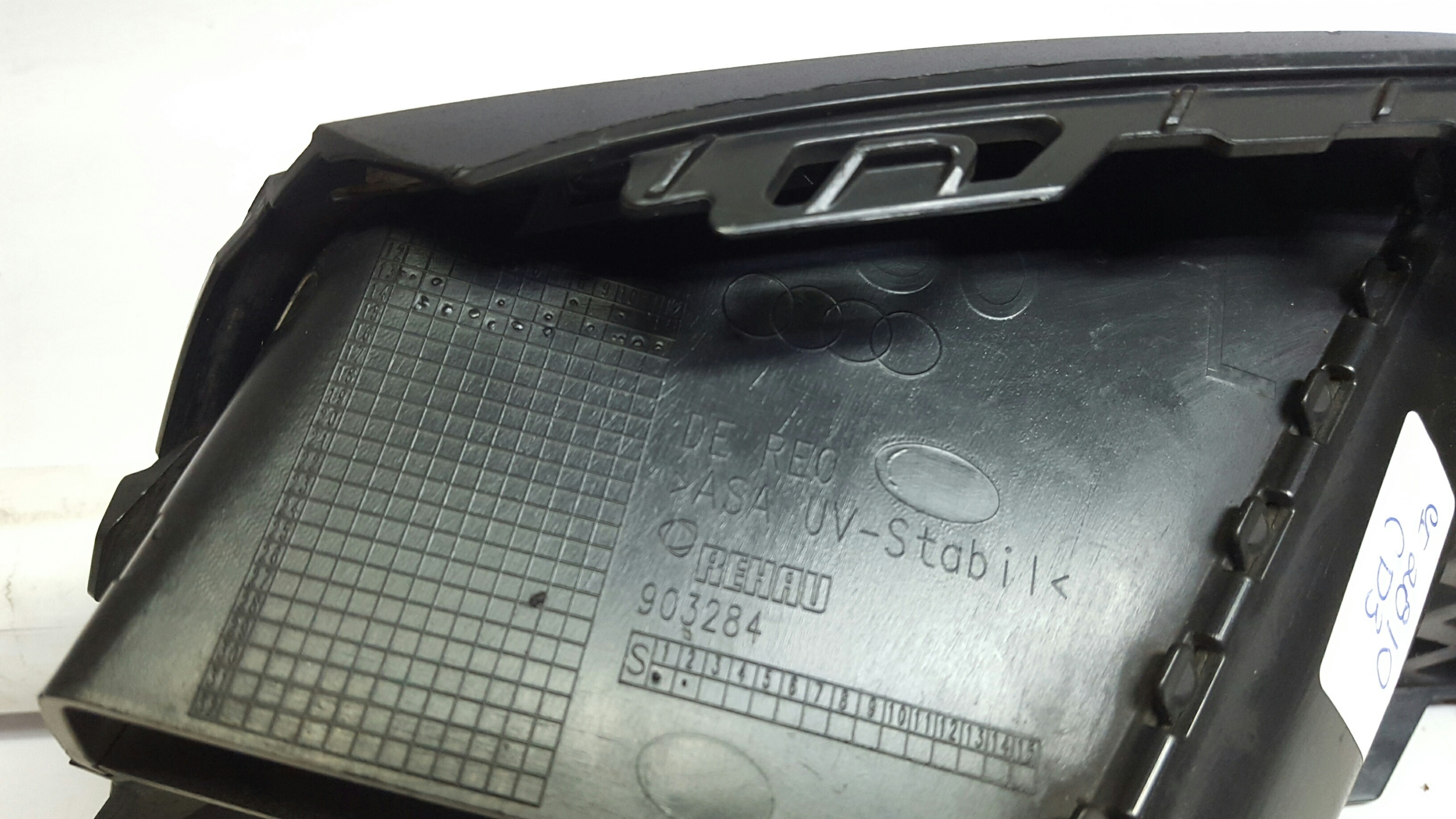 Grade Moldura Farol Milha Esquerdo Audi A3 2016 Sportback 5