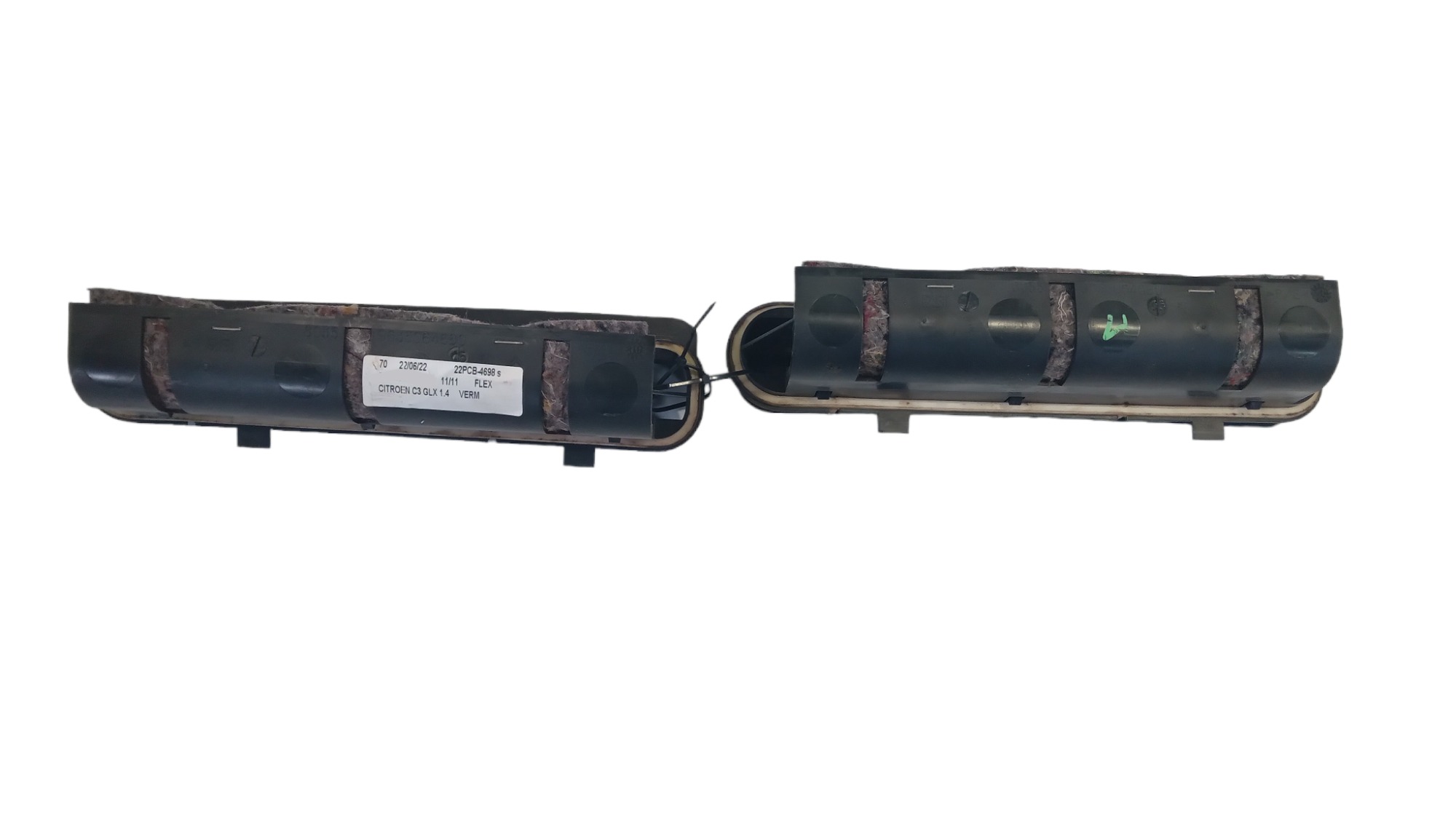 9635064680 Par Difusor De Ar Traseiro Citroen C3 2011 2