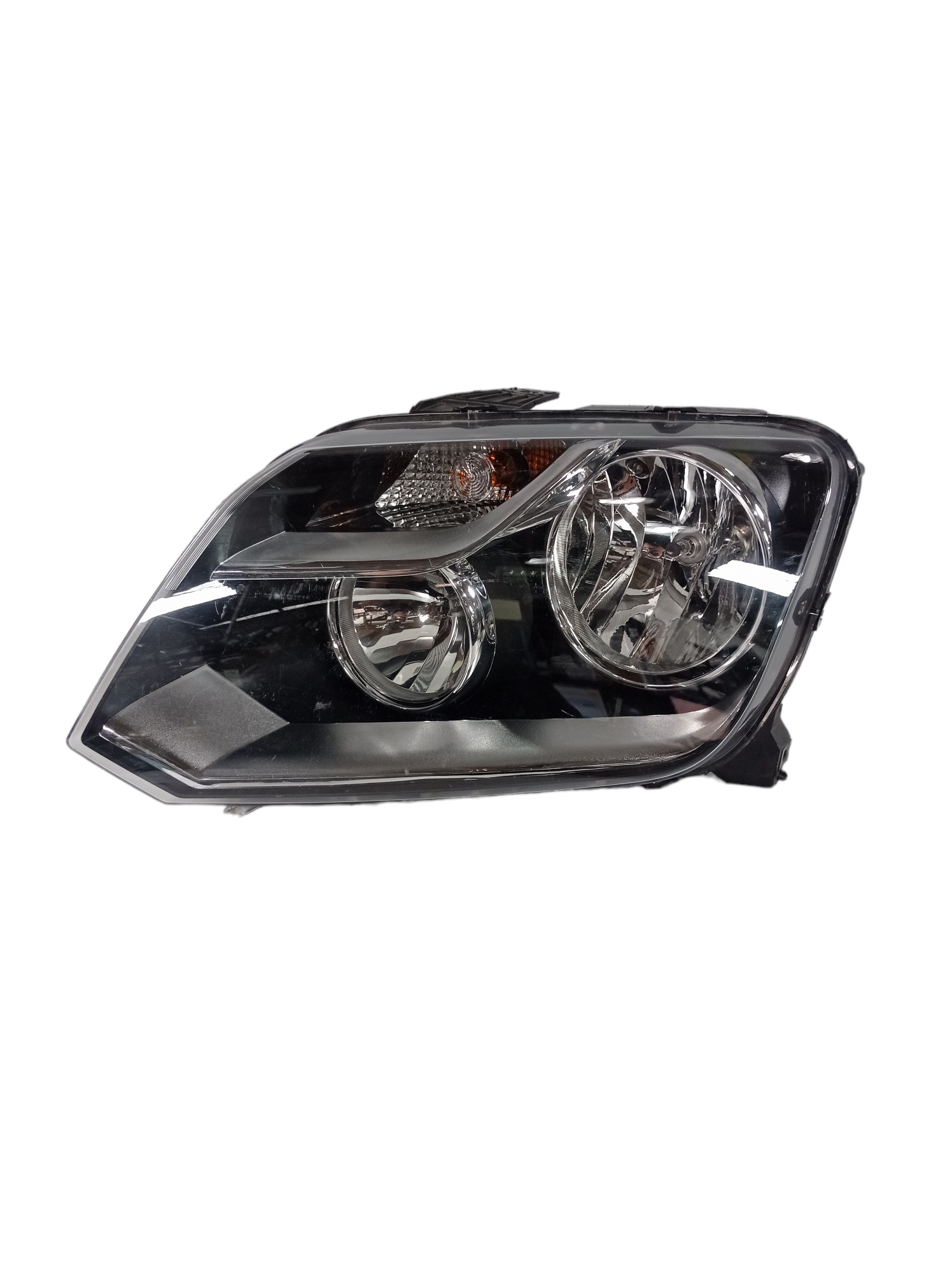 2h19410151 Farol Duplo Esquerdo Halogeno Vw Amarok 2013 2016