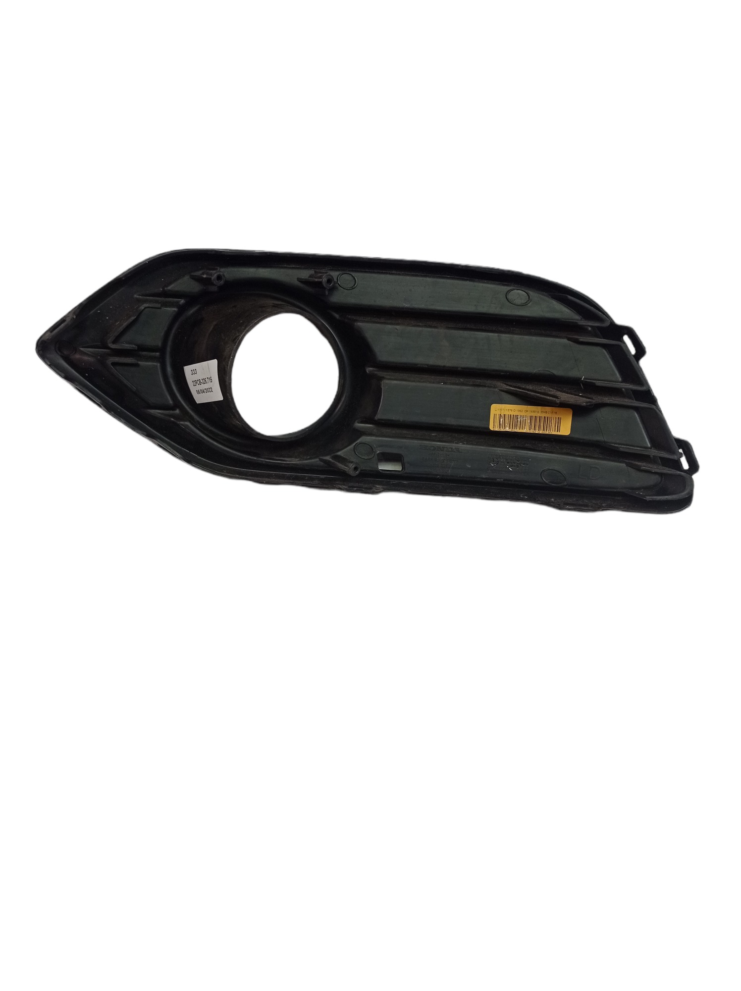 Grade Moldura Farol Milha Direito Honda Hrv 2020 71105t7t 2