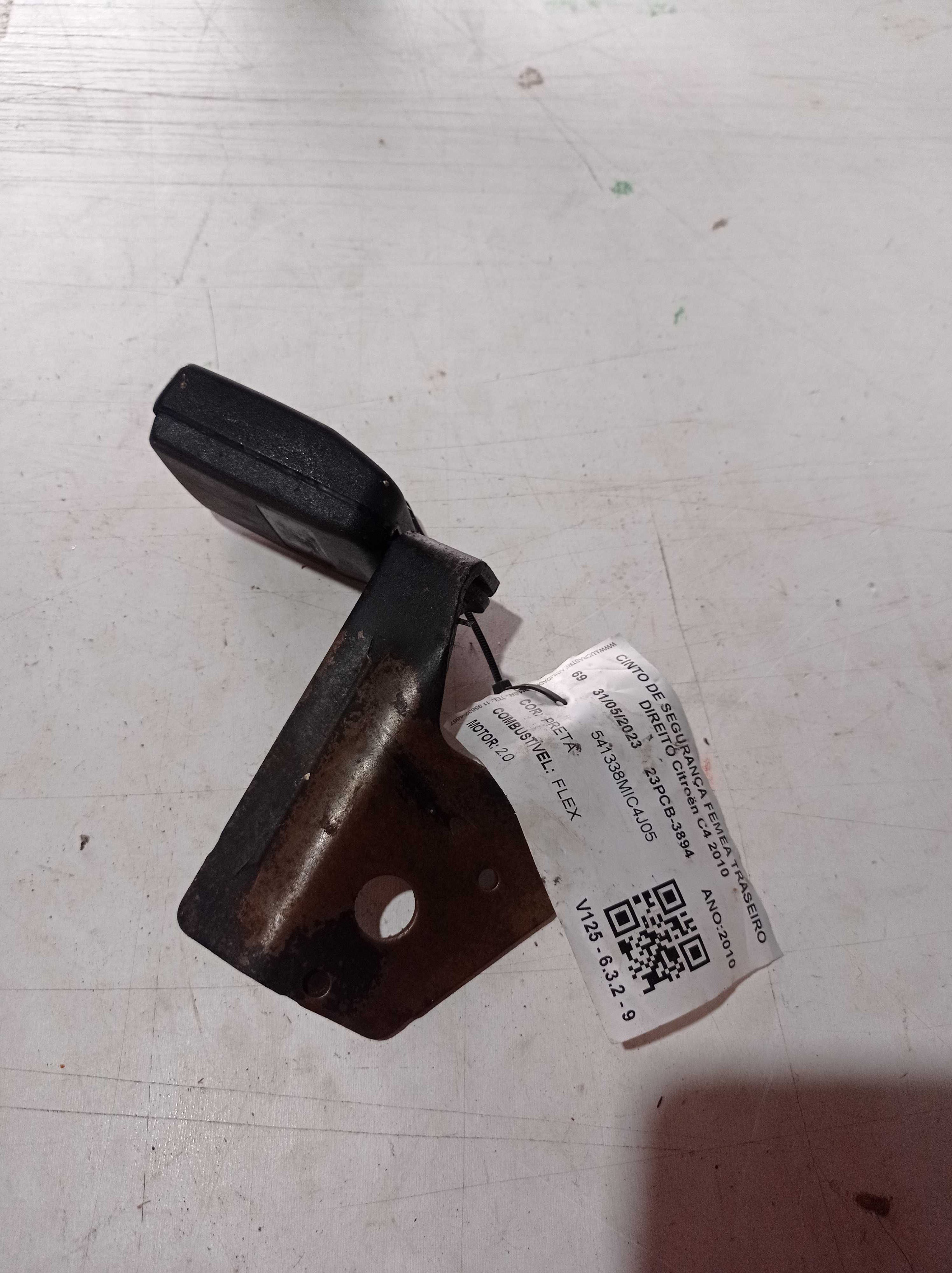CINTO DE SEGURANÇA FEMEA TRASEIRO DIREITO Citroën C4 2010
