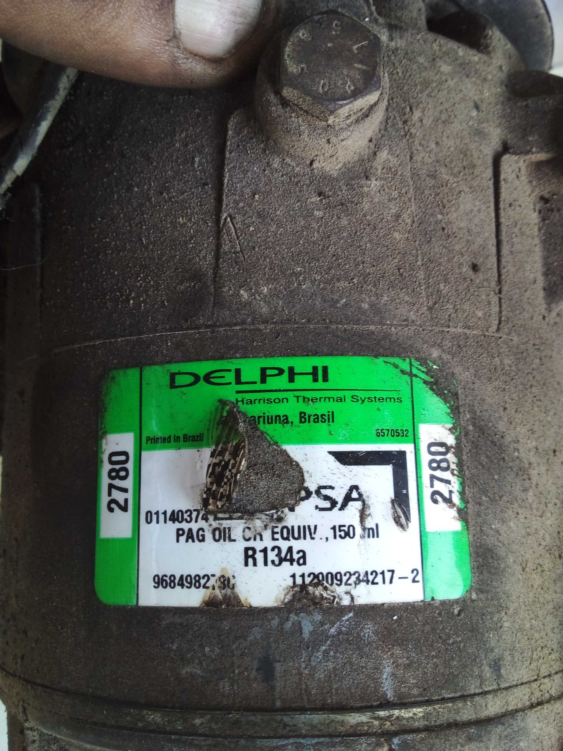 COMPRESSOR AR CONDICIONADO C3 1.6 2009  9684982390 3