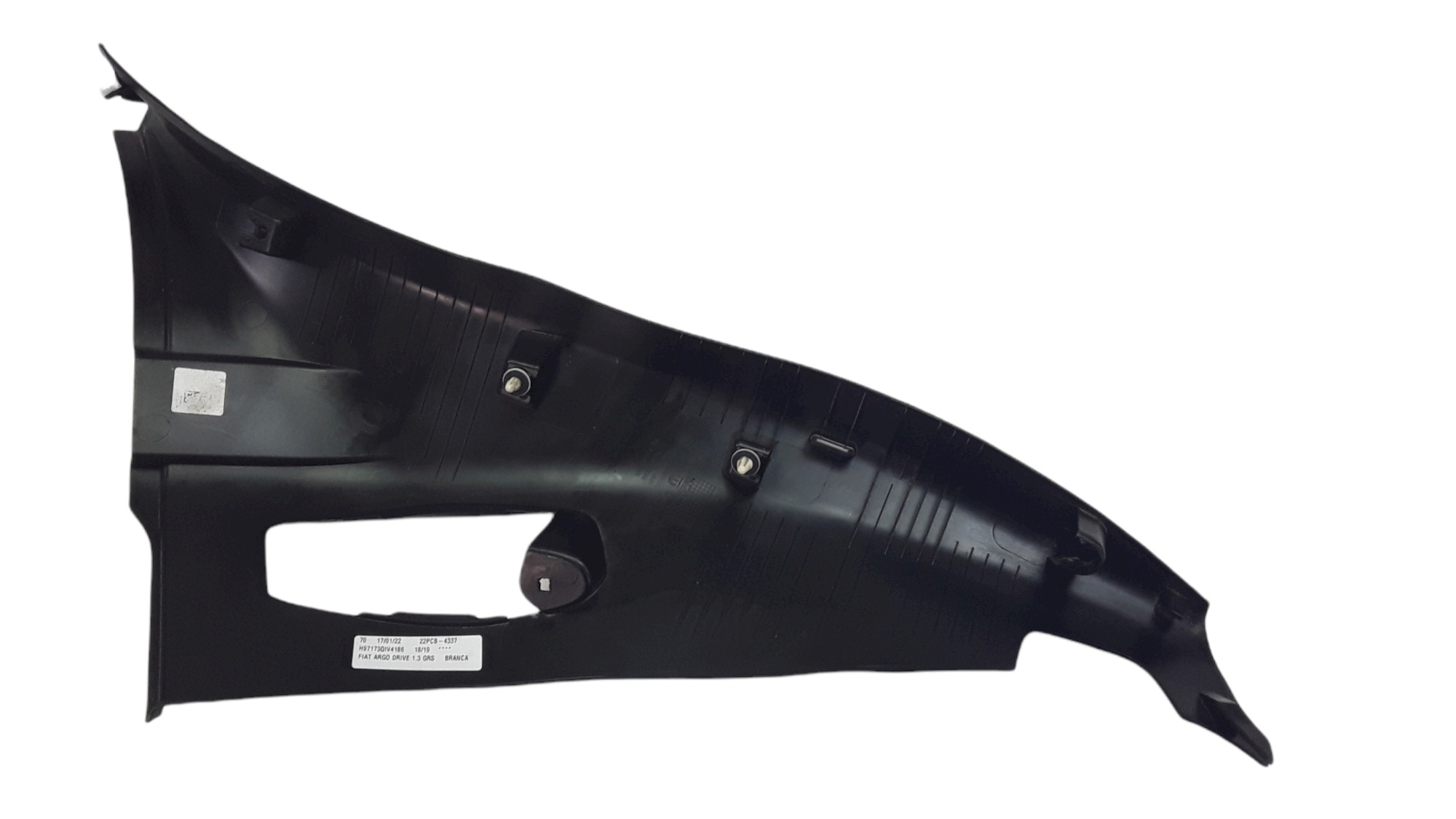 Acabamento Lateral Esquerdo Banco Tras Fiat Argo 2017 A 2018 5