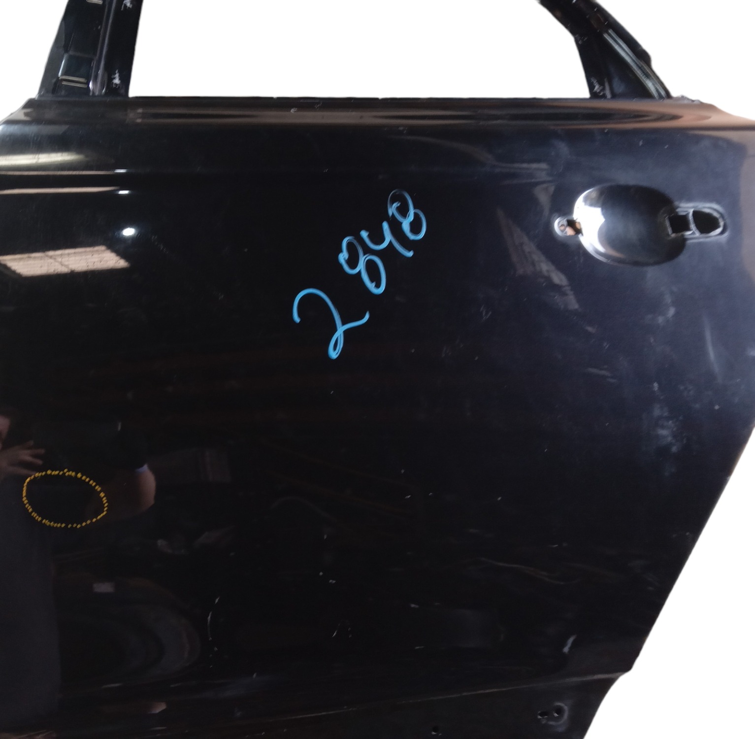 Porta Traseira Esquerda Volvo Xc60 2011 Para Recuperar Traseira Esquerdo Preta 9