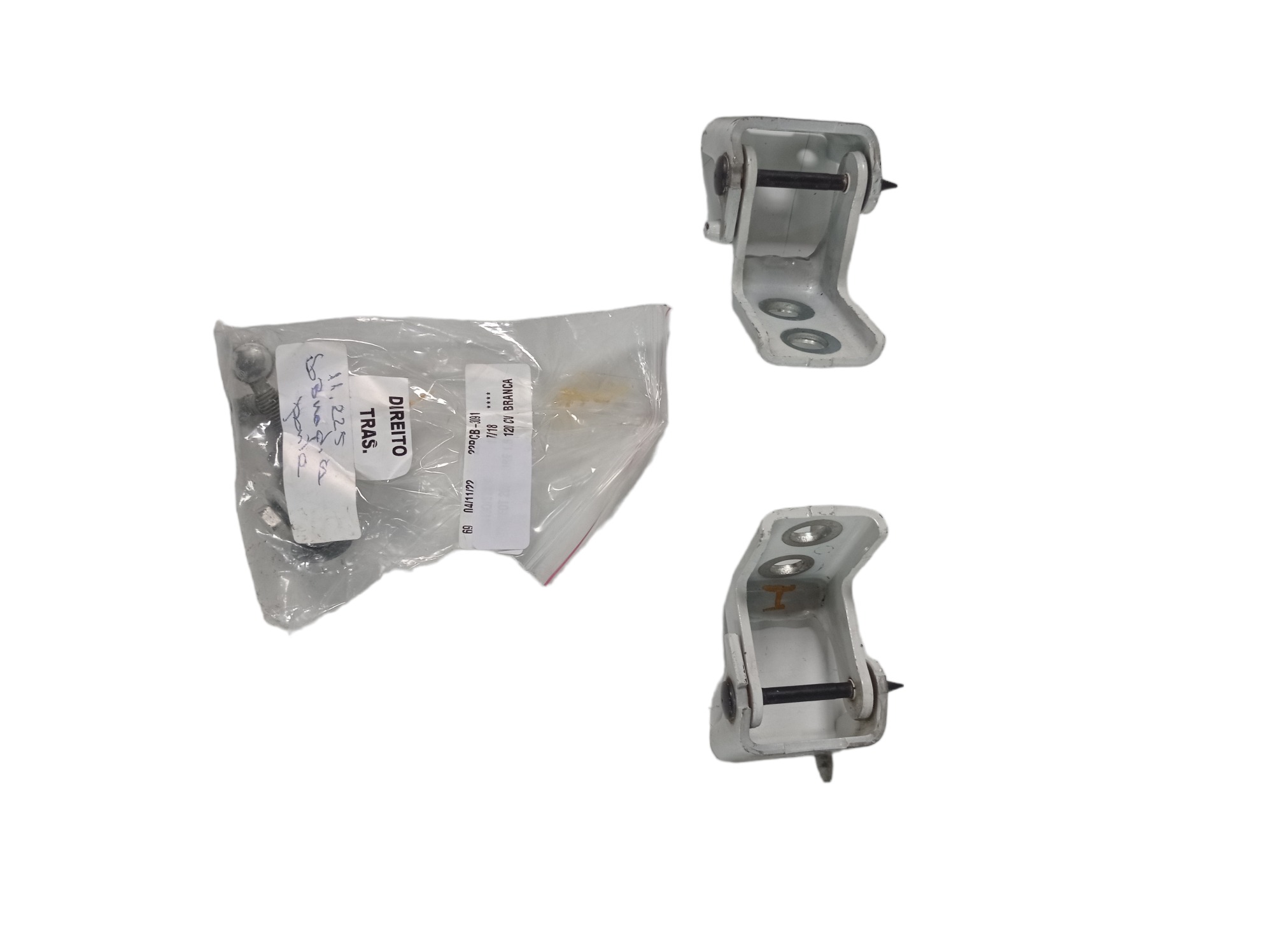 Par Dobradiça Porta Traseira Dir Peugeot 208 Alure 17/18 4