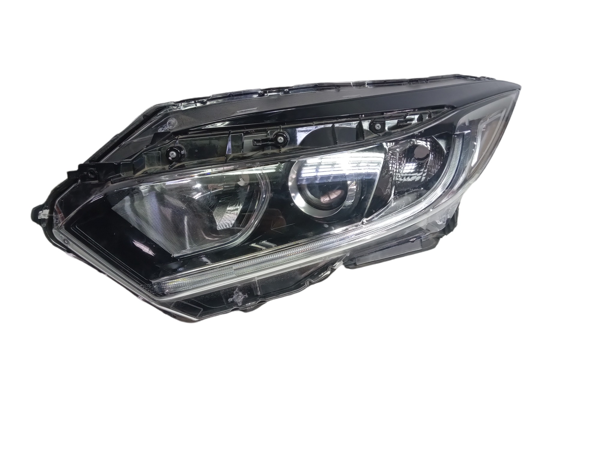 1007r007 Farol Esq Com Led Honda Hrv 2018 2020 P/ Recuperar 2