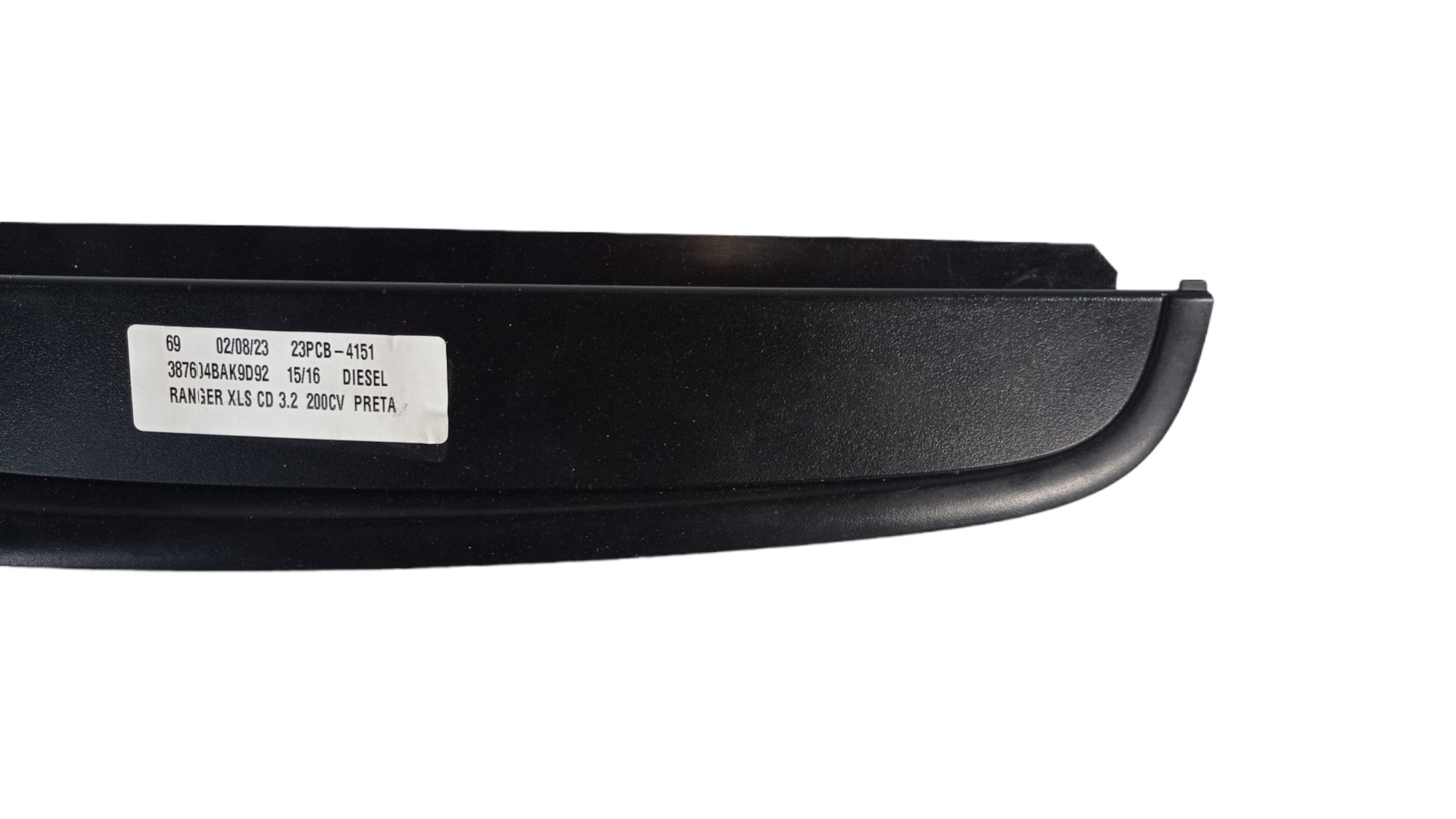 Moldura Externa Porta Traseira Esquerda Ford Ranger 2015 2