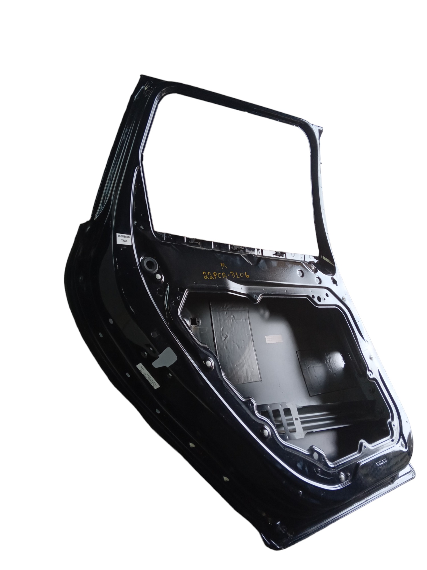 Porta Traseira Esquerda Volvo Xc60 2011 Para Recuperar Traseira Esquerdo Preta 5