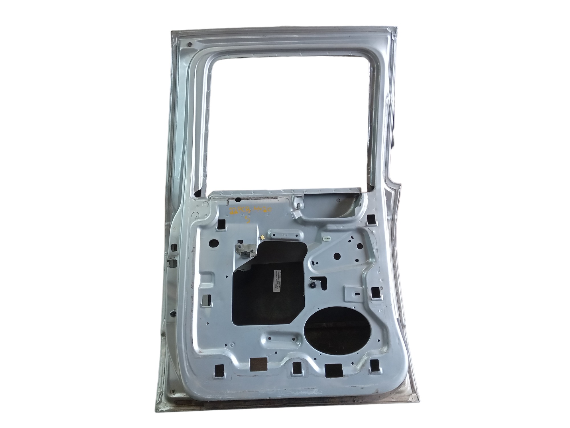 Porta Traseira Esquerda Ford Ranger 2009 Para Recuperar Traseira Esquerdo Prata 4