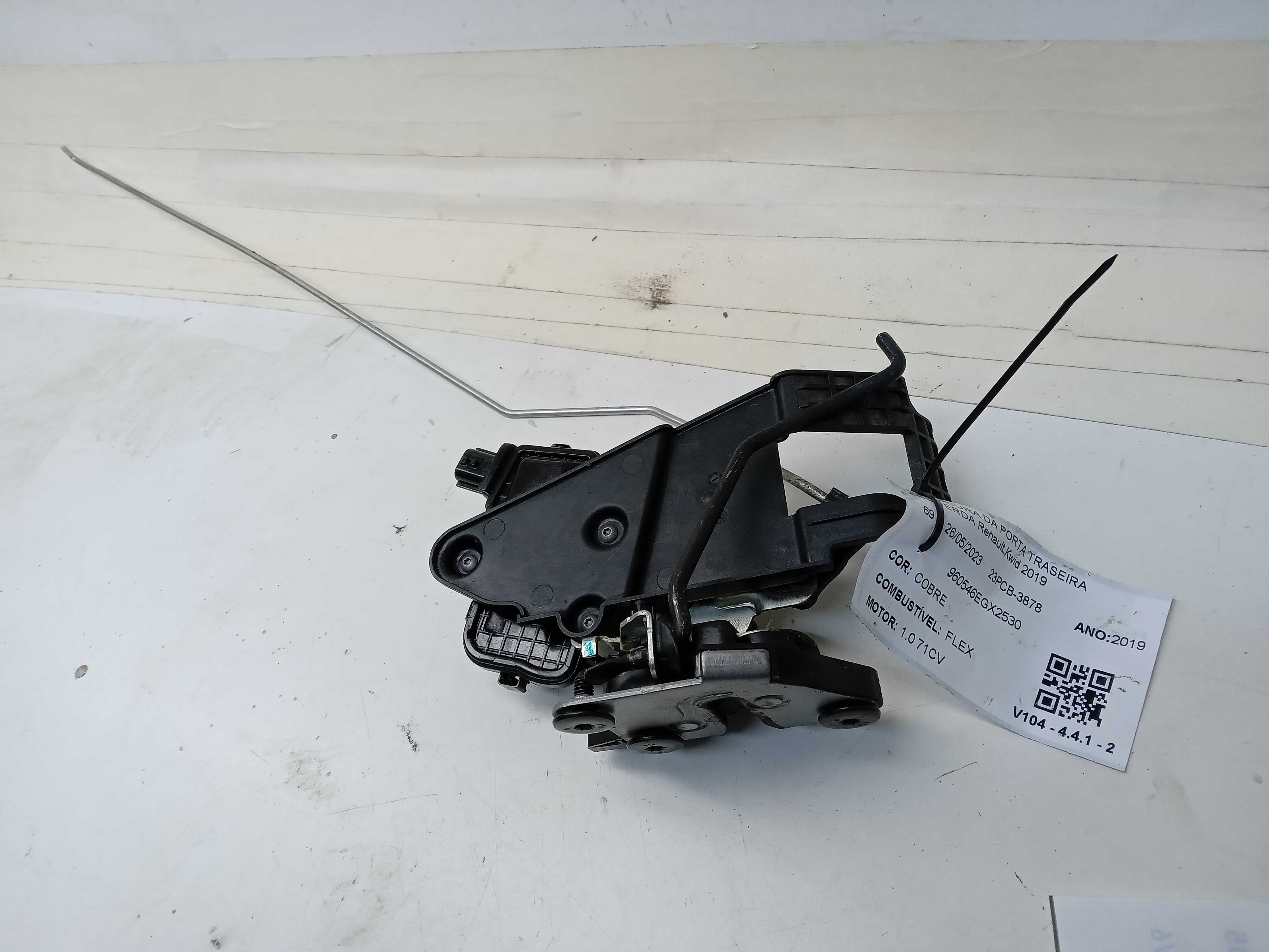 FECHADURA DA PORTA TRASEIRA ESQUERDA Renault Kwid 2019 2