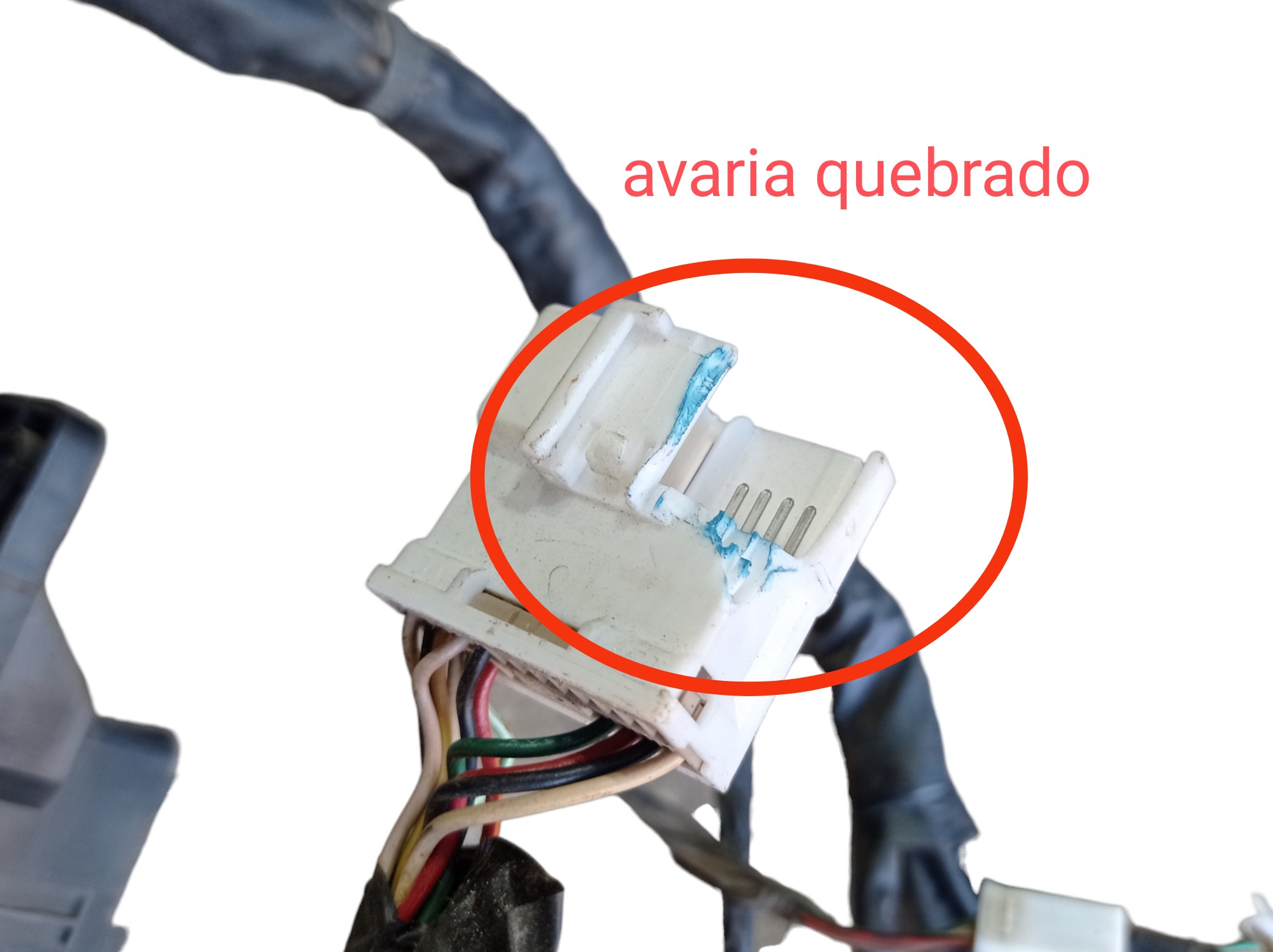 Chicote Interno Painel Kia Opirus 2008 V581 7