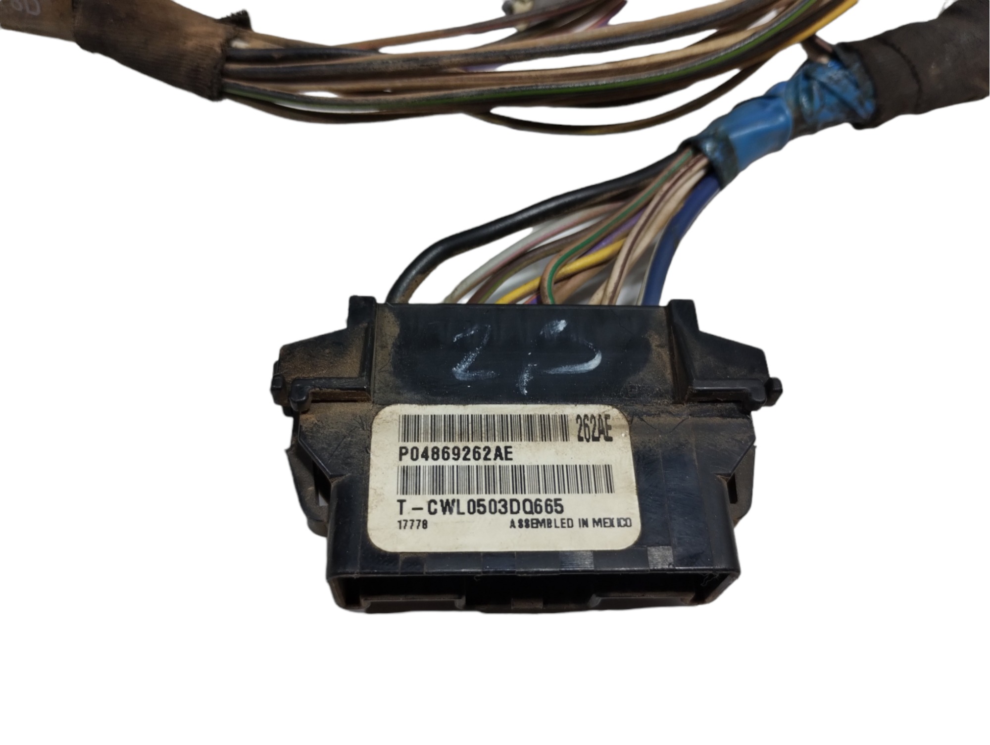 Chicote Tampa Traseira Chrysler Grand Caravan 2003 V458 2