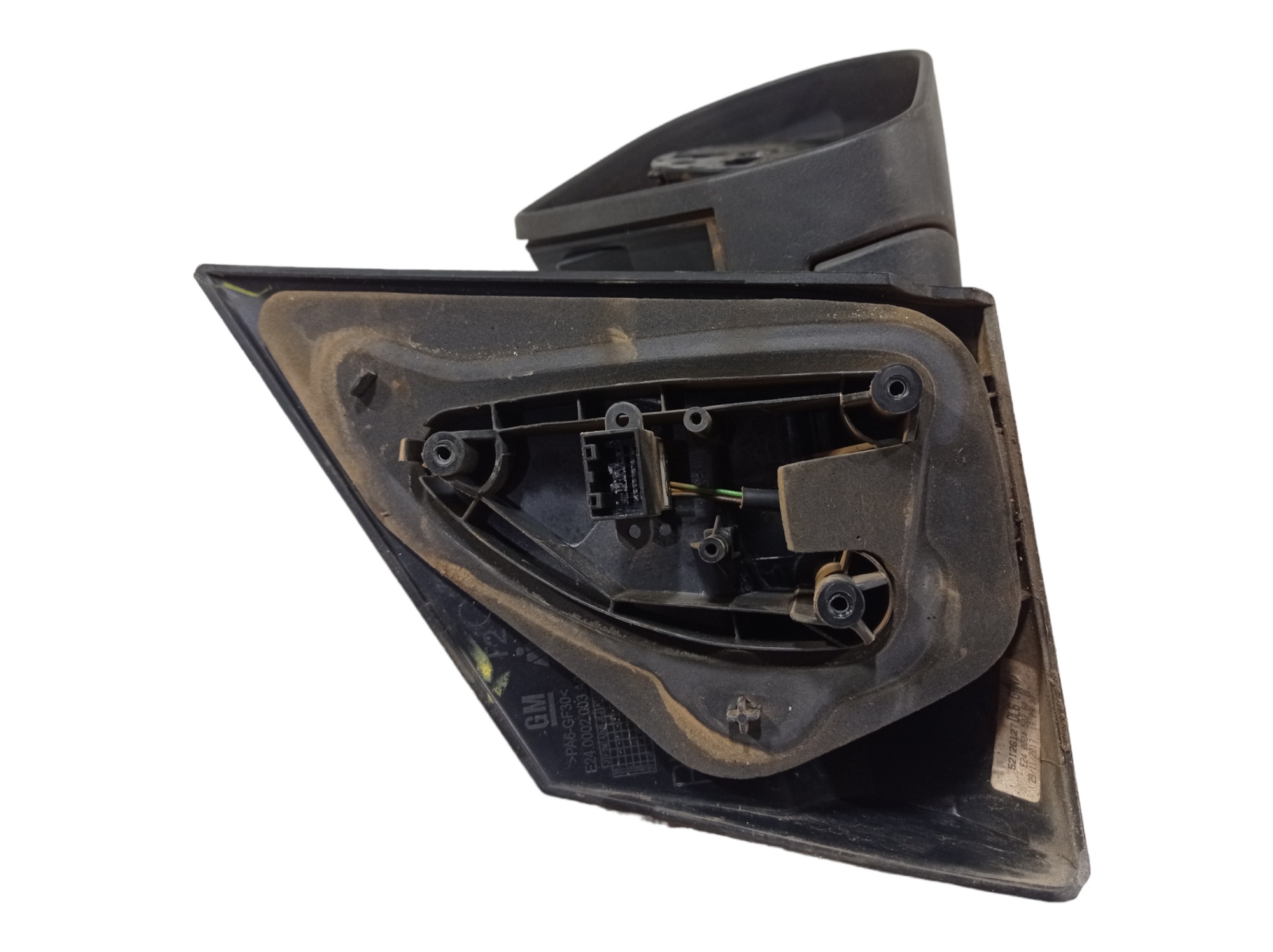 Carcaça Retrovisor Direito Gm Prisma 2018 E11026674 V486  Preto 1