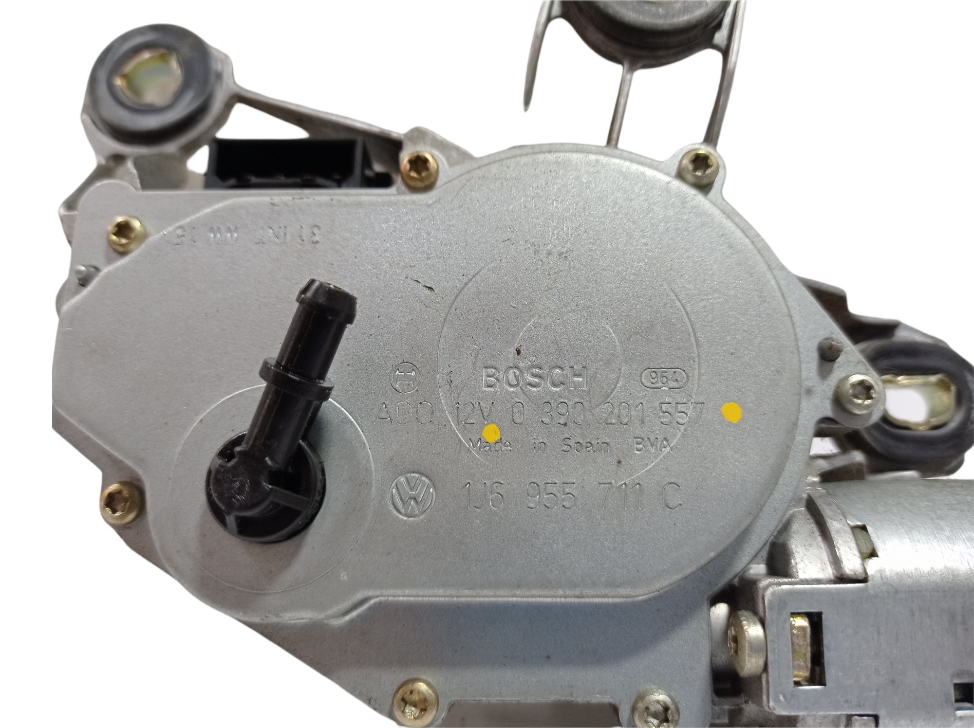 Motor Limpador De Parabrisa Traseiro Vw Golf 2002 V364 5
