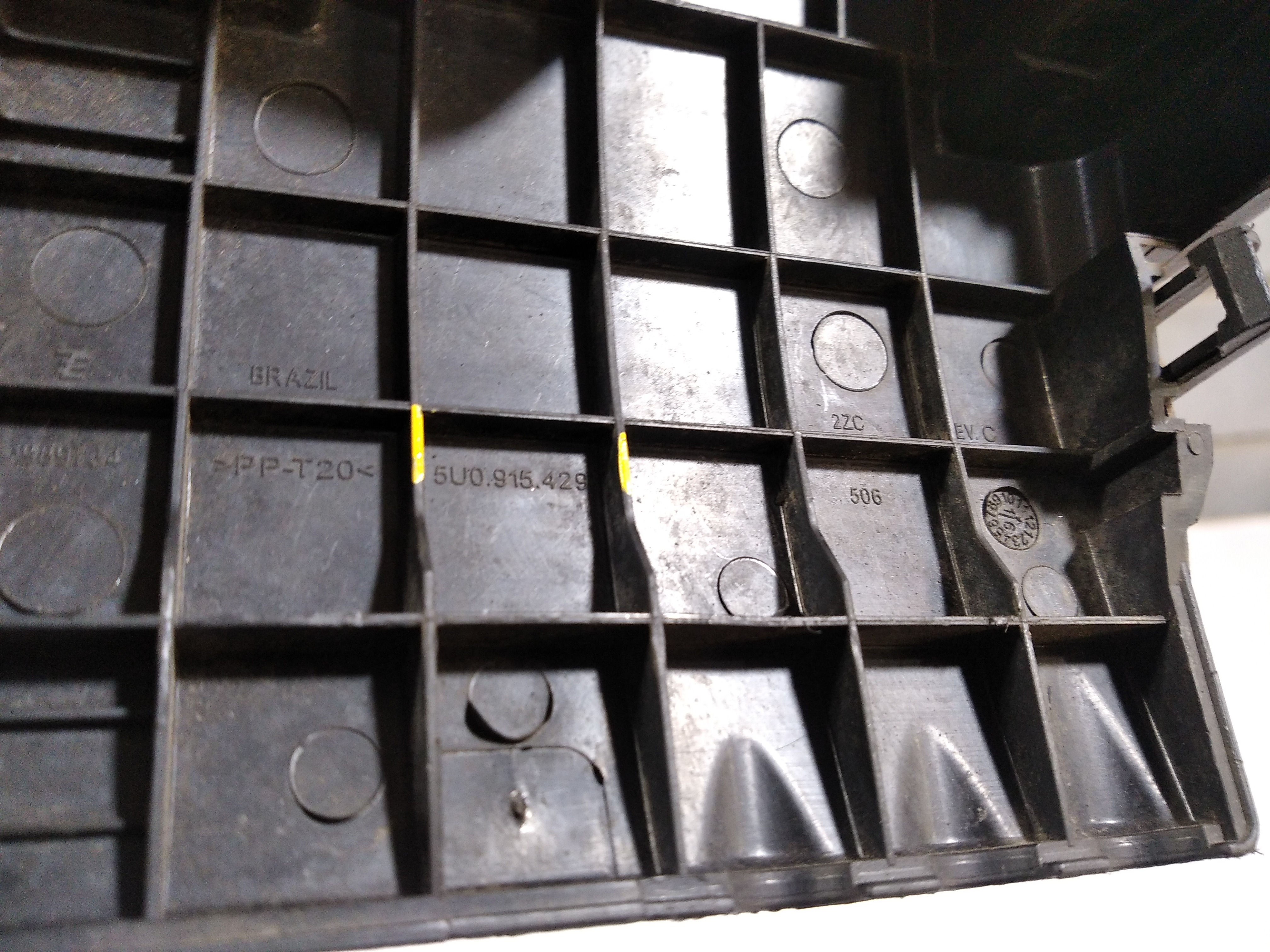 Tampa Caixa Fusível Bateria Vw Gol Saveiro Voyage Fox V193 7