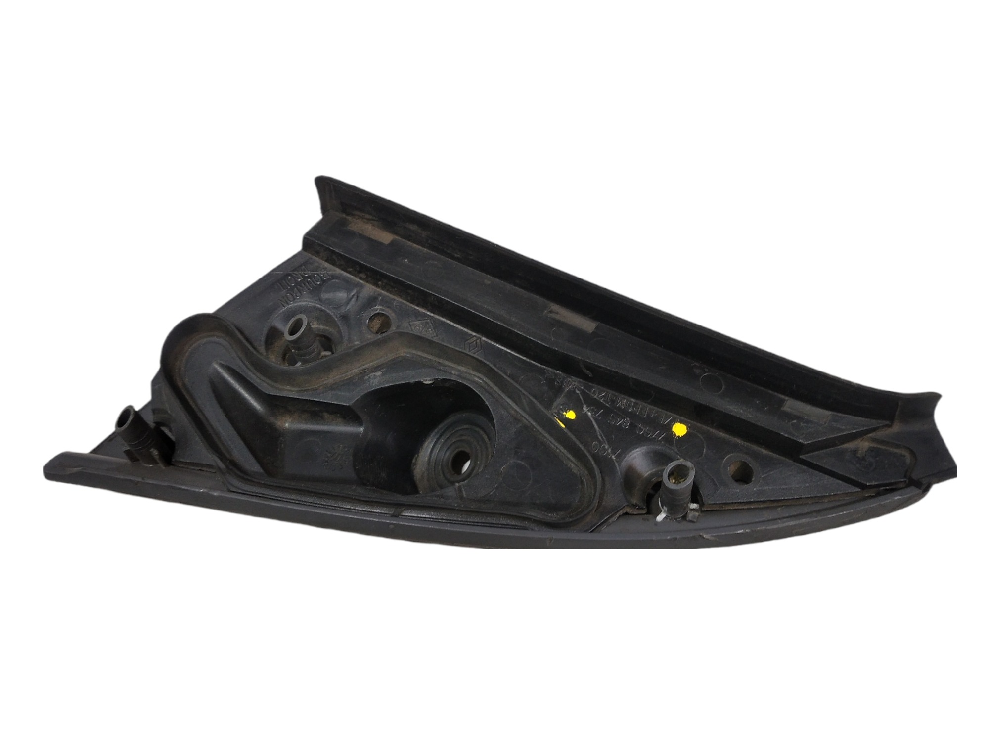 Acabamento Direito Interno Retrovisor Renault Clio V236 Cinza 5