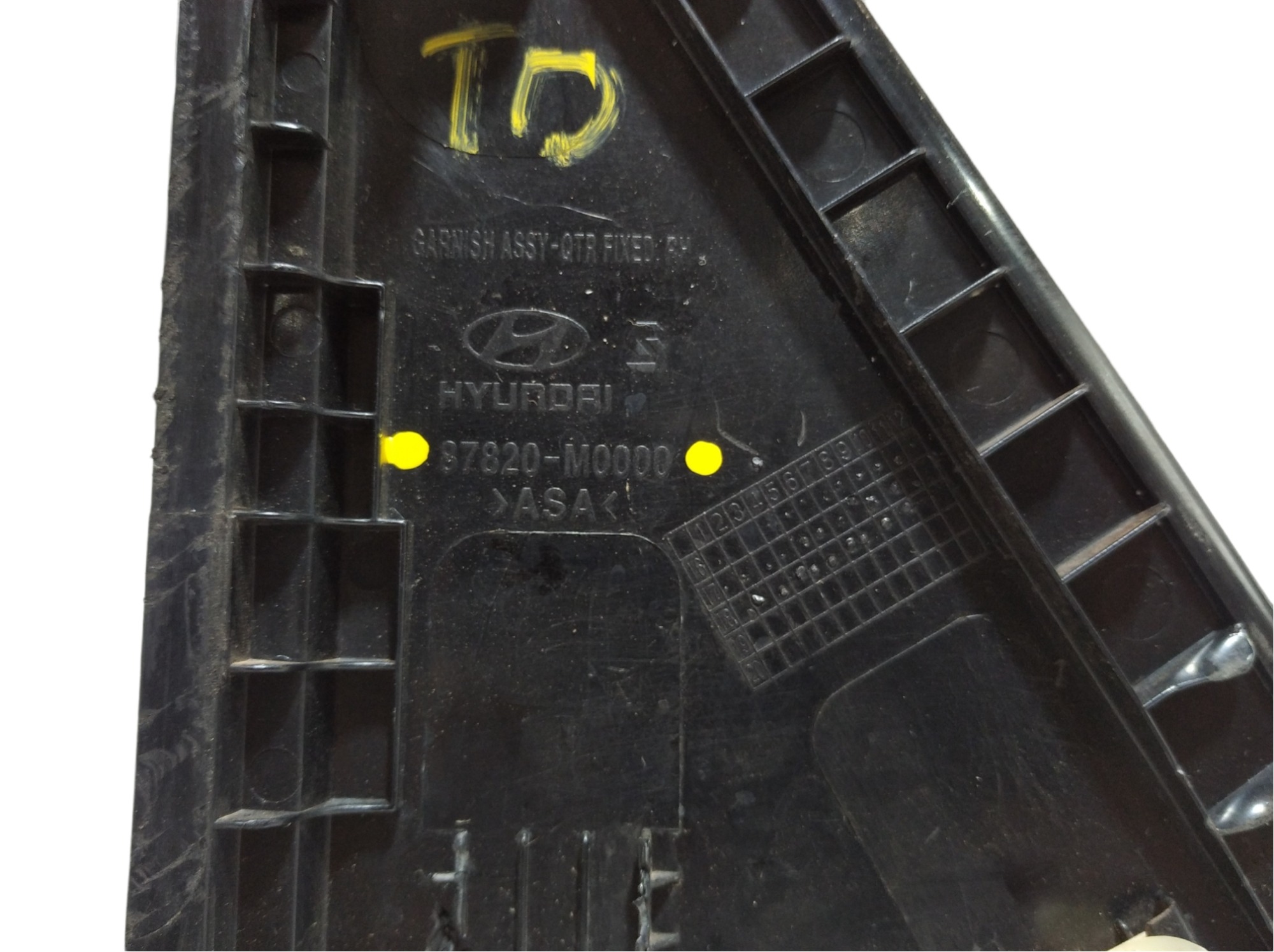 Moldura Externa Porta Traseira Direita Hyundai Creta V436 7