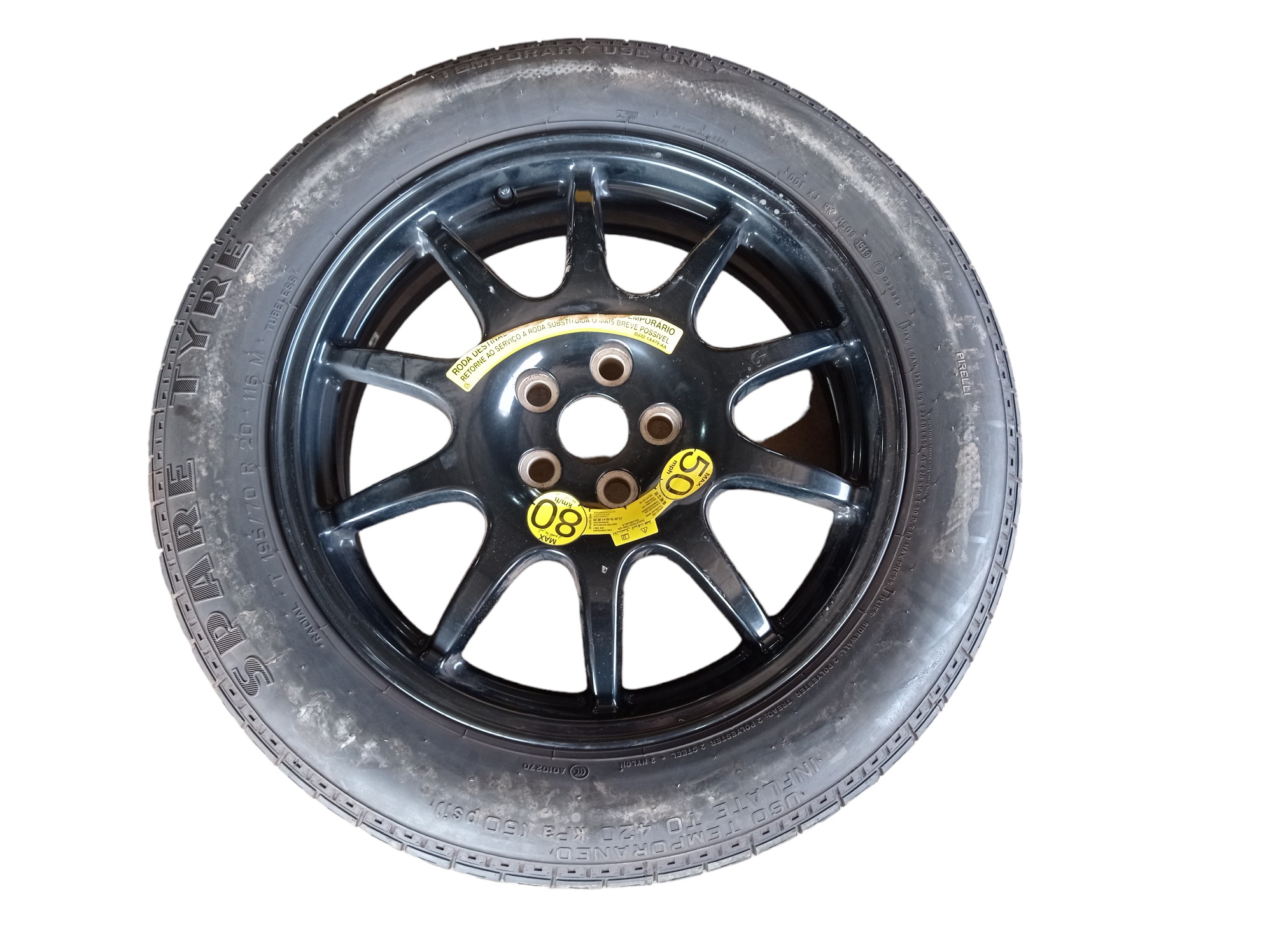 Roda Estepe Aro 20 Land Rover Discovery 5 2019 V562 6