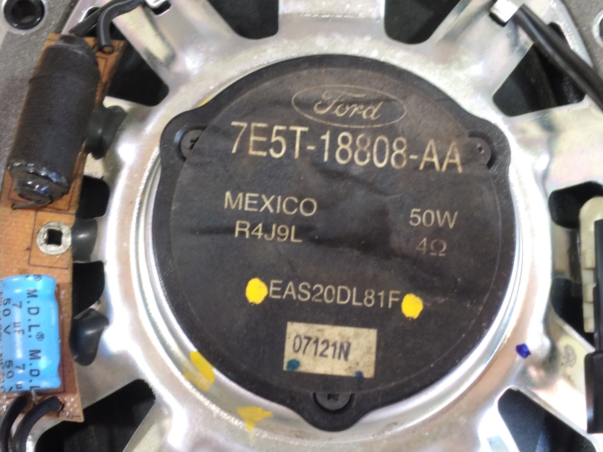 Alto Falante Dianteiro Esquerdo Fusion 2007 V560 7e5t18808aa 6