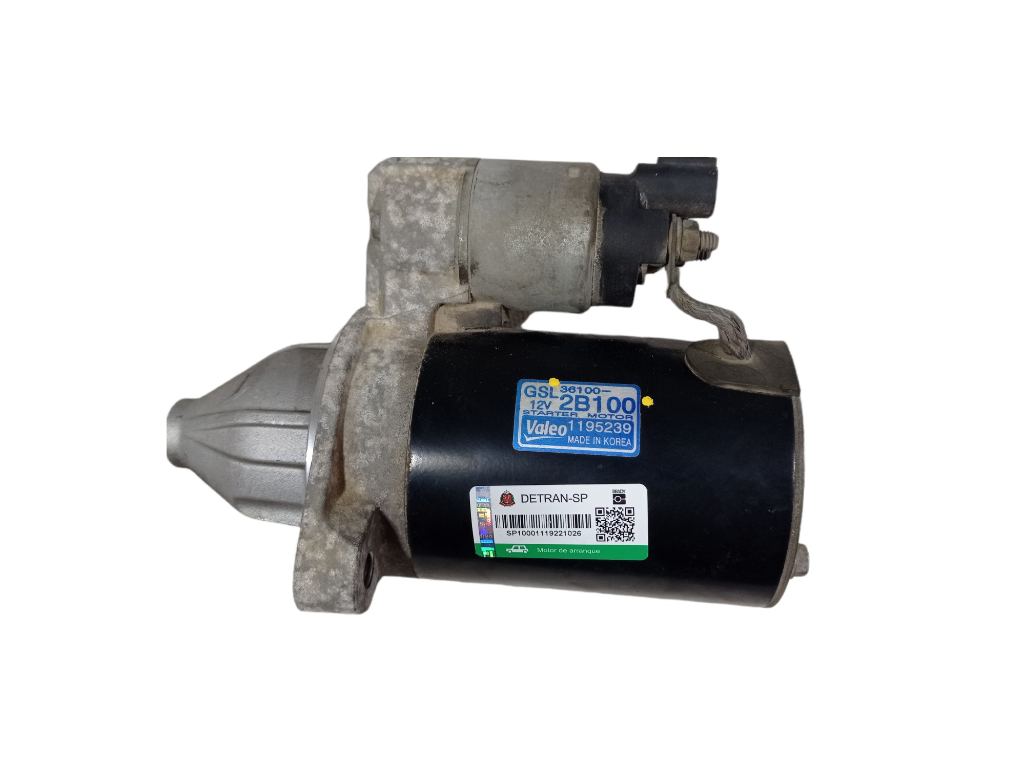 Motor De Arranque Kia Cerato 1.6 16v 2010 V331 1