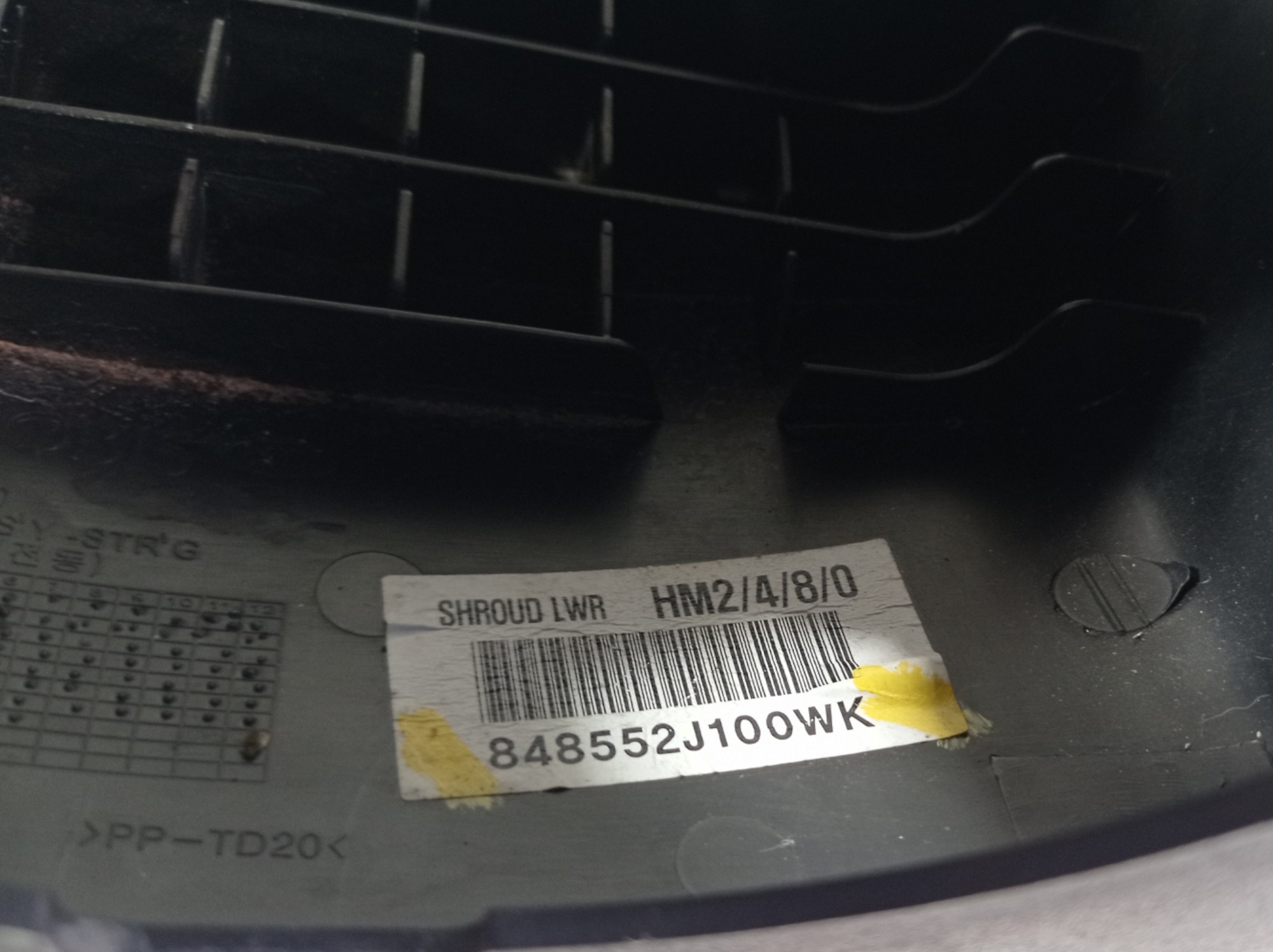 Acabamento Chave De Seta Kia Mohave 2015 848552j100wk V555