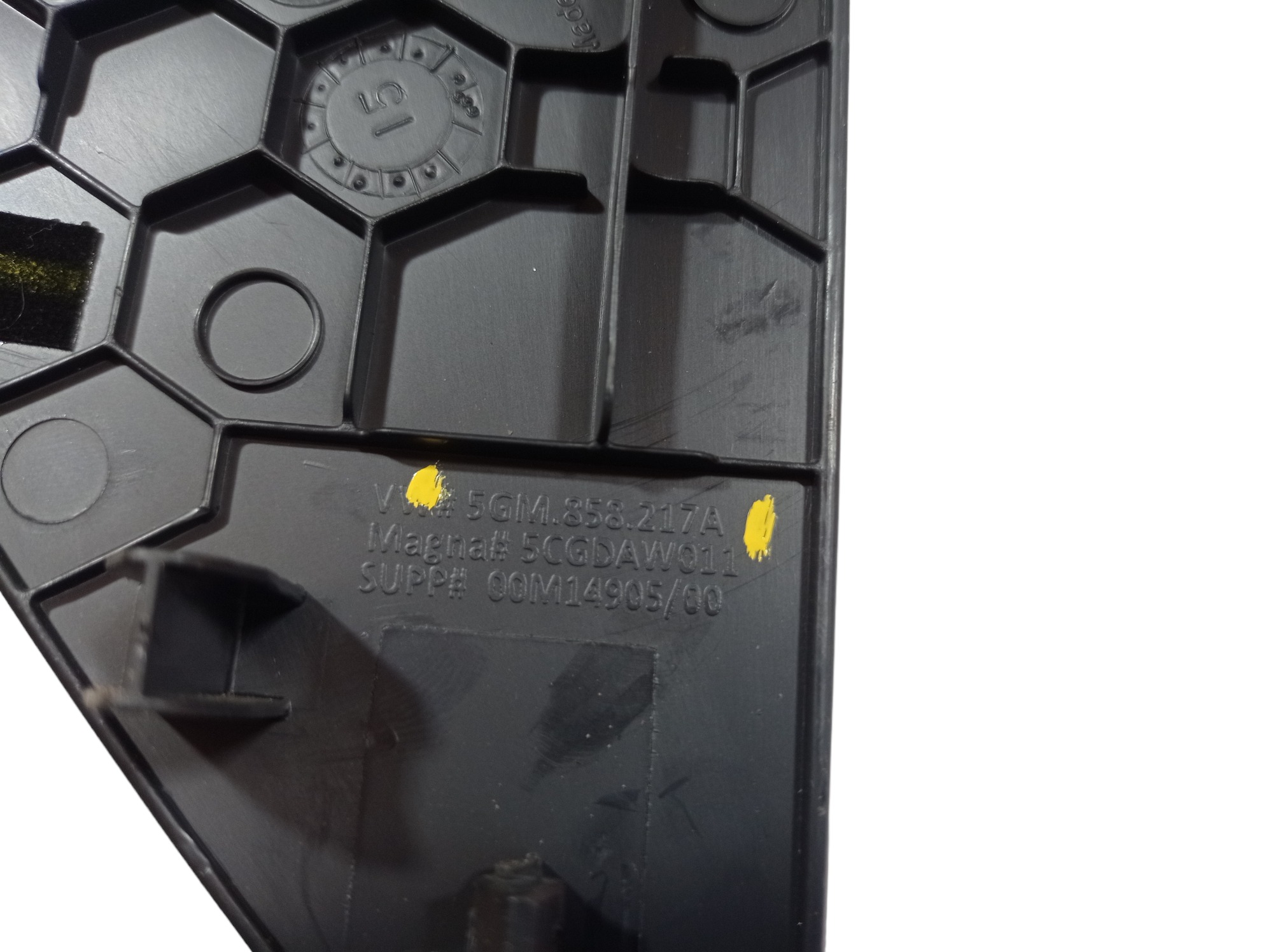 Acabamento Esquerdo Painel Vw Golf Gti 2019 5gm858217 V563 1