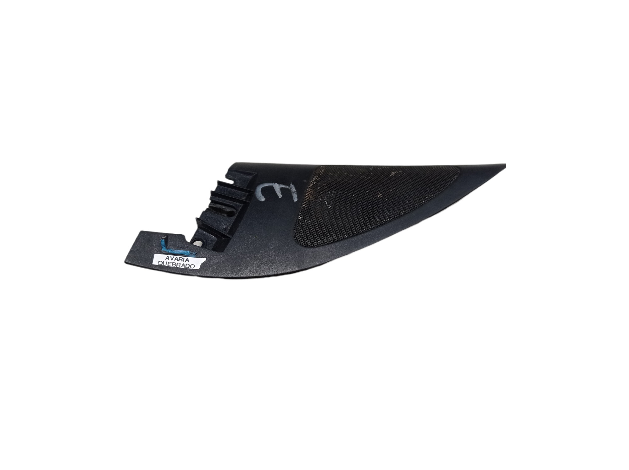Acabamento Interno Retrovisor Esquerdo Vw Golf 1999 2012 V2 Preto 2
